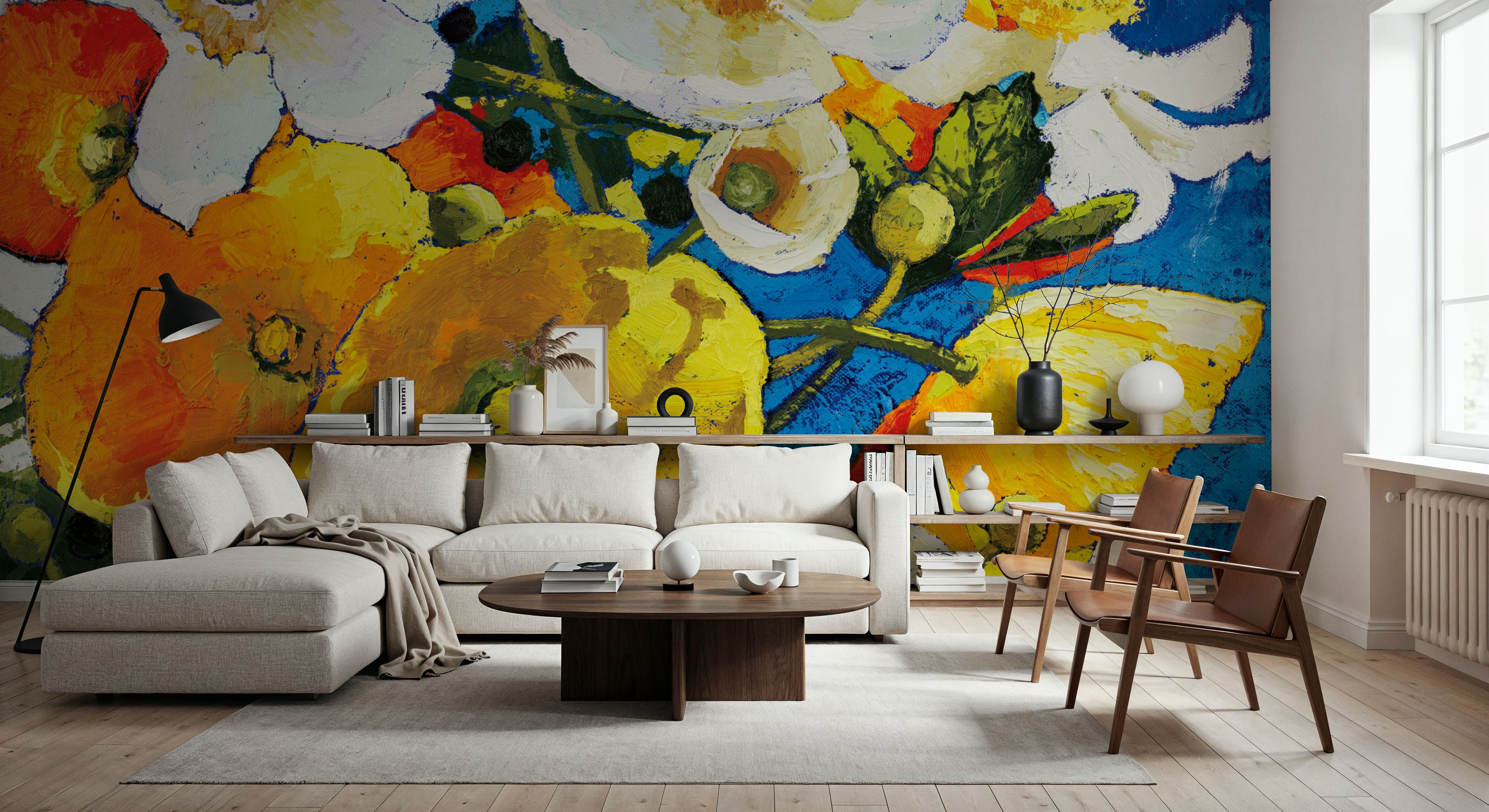Color 5632 Chasing Color wallpaper mural 100% PVC-free and non-toxic
