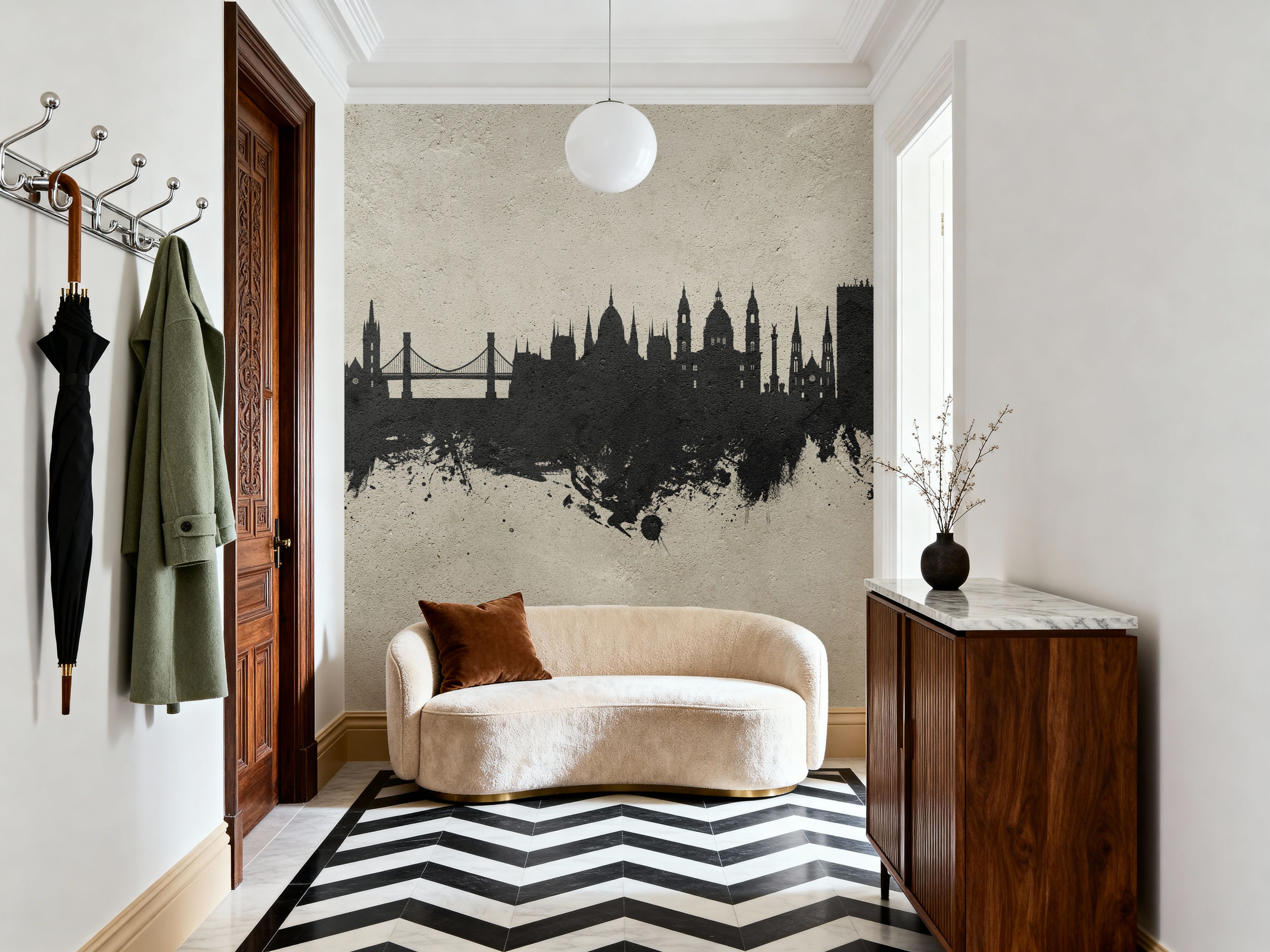 Budapest Skyline Concrete