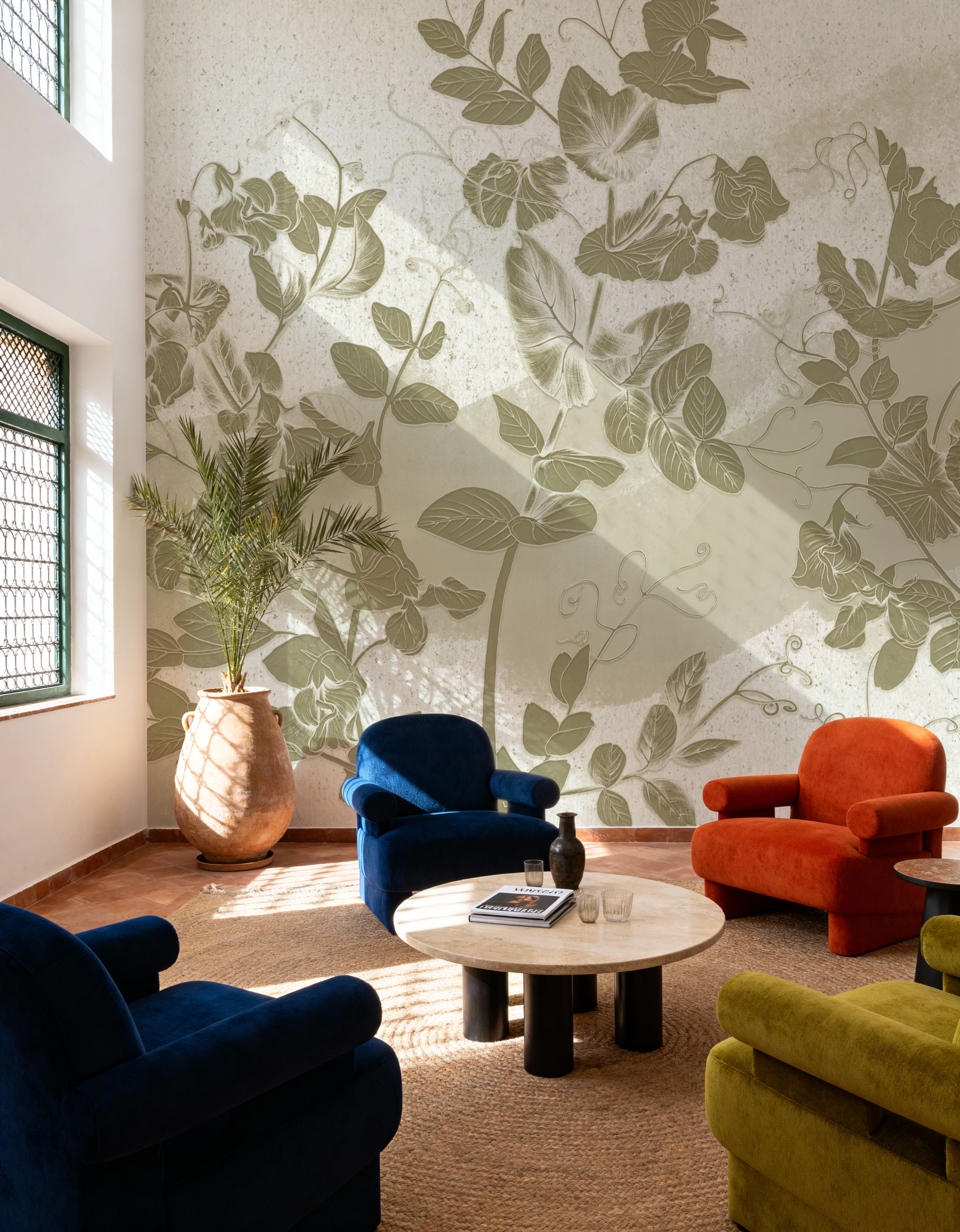 Sweet Peas Stroke Yellow