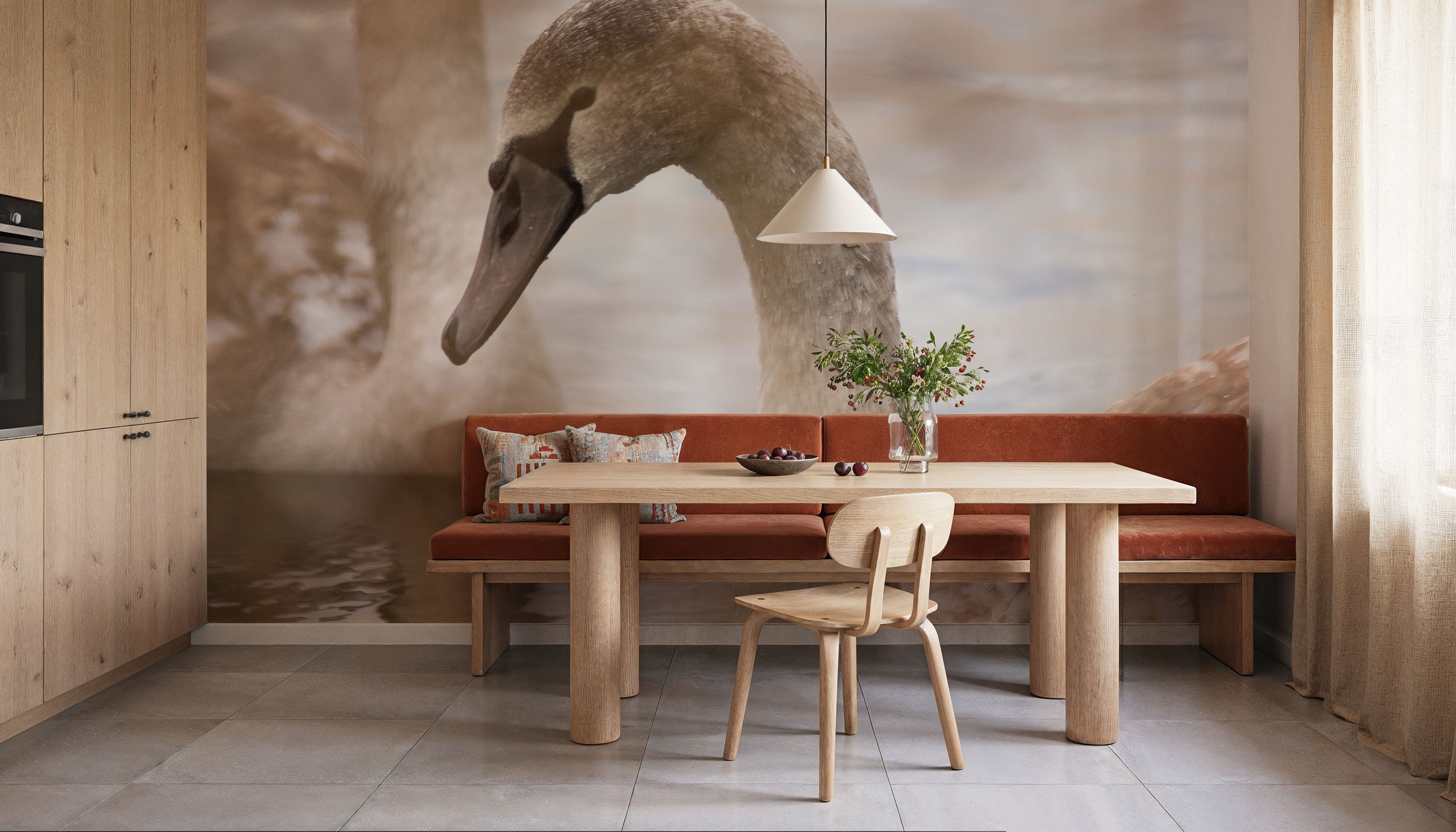 Romantic Swans, Wallpaper