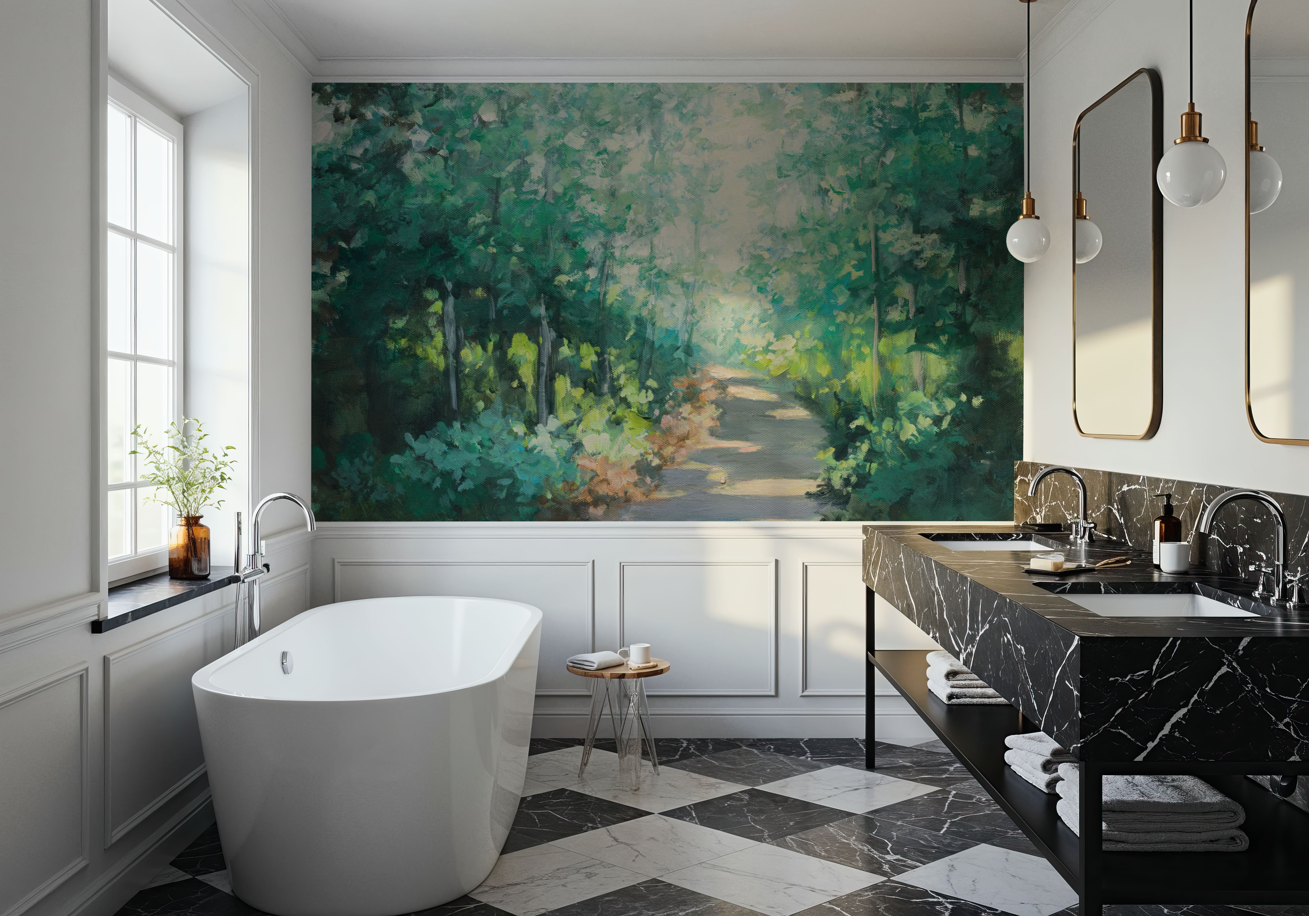 Morning Path, Wallpaper