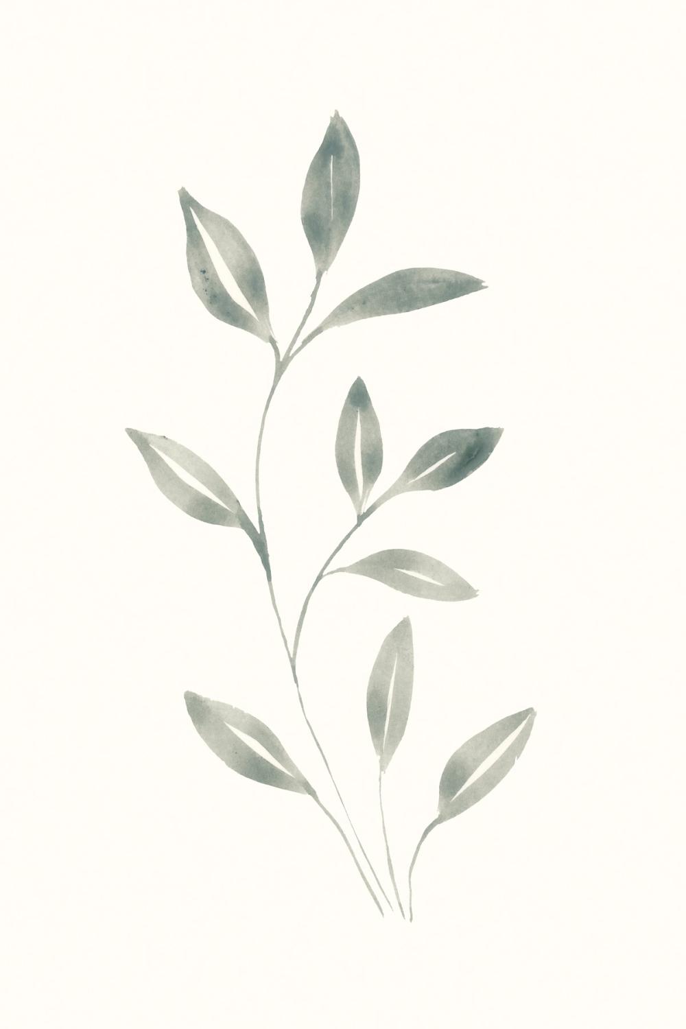 Linen Leaves I