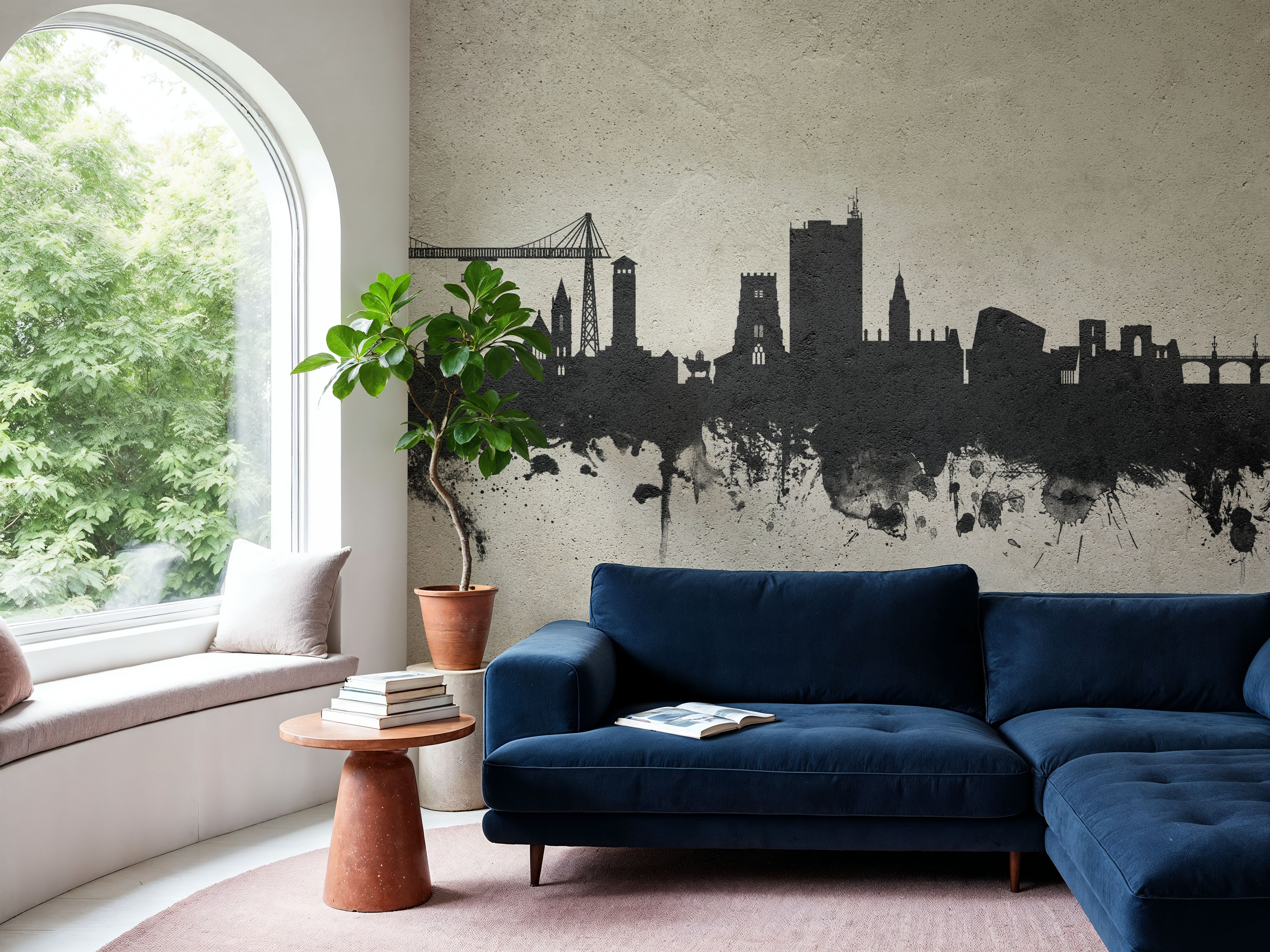 Newport Wales Skyline Concrete