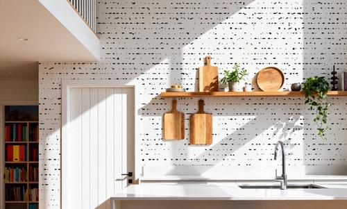 Vertical Distressed Dots