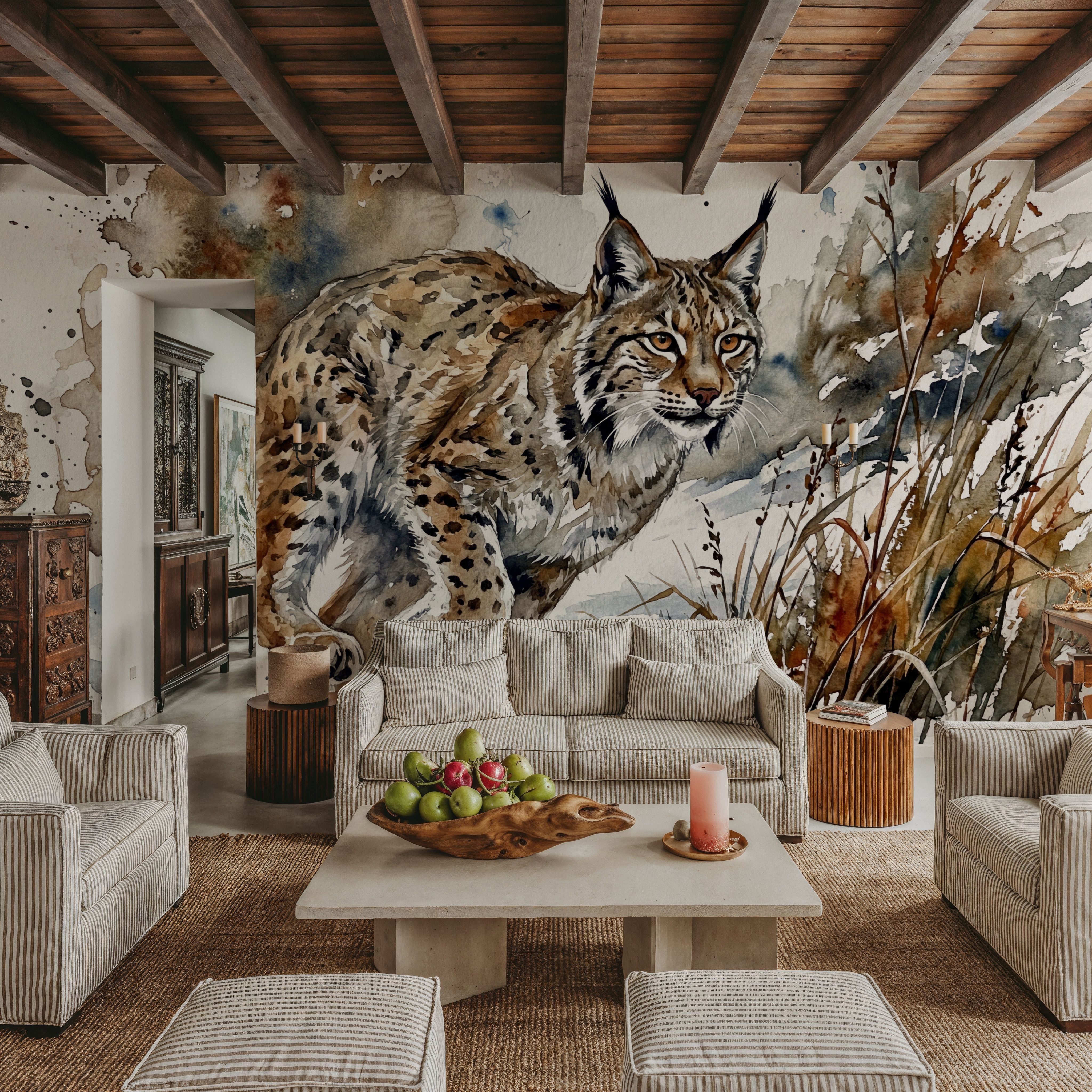 Lynx - Watercolor Predators Series
