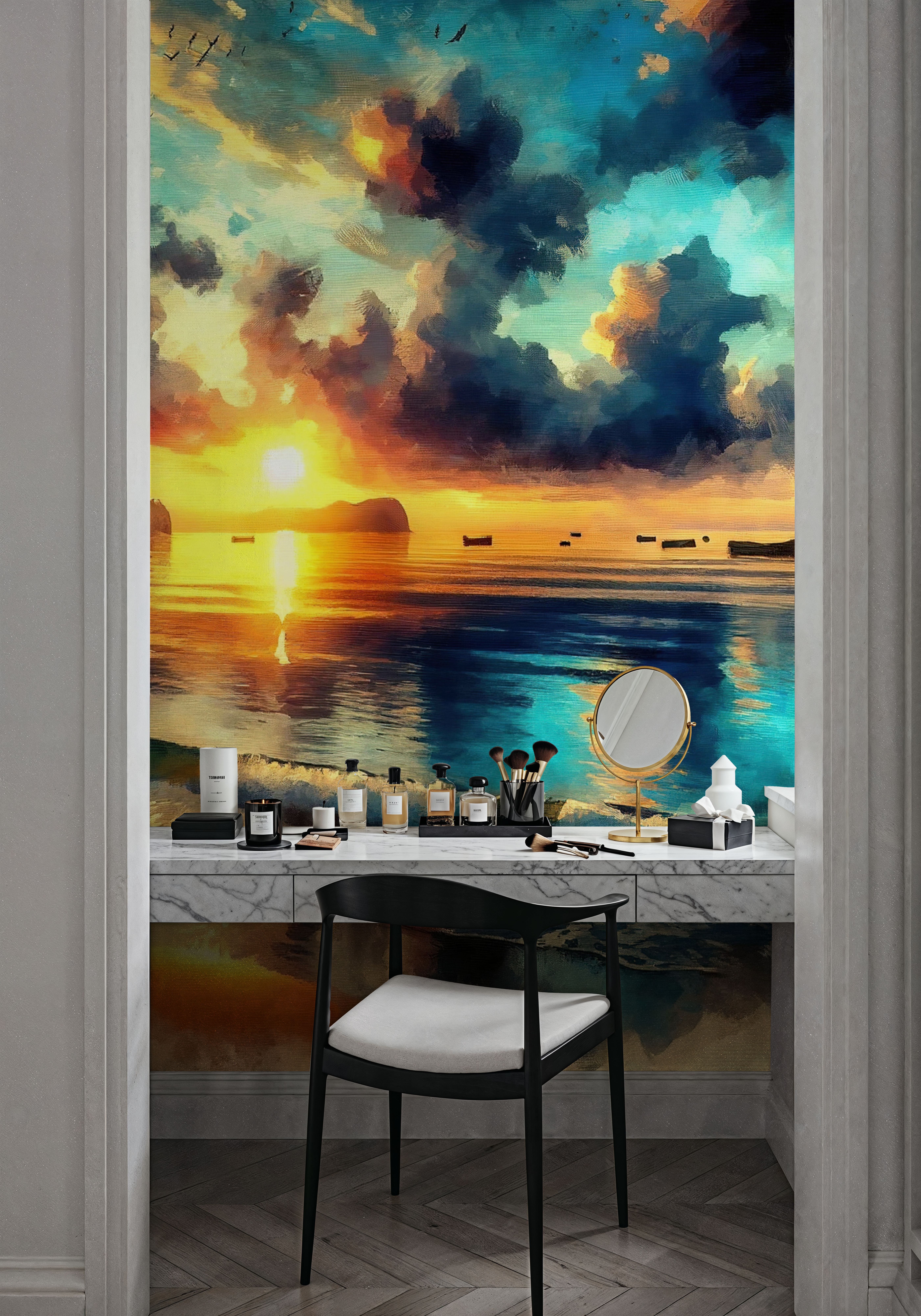 Stunning Coastal Sunset Scene