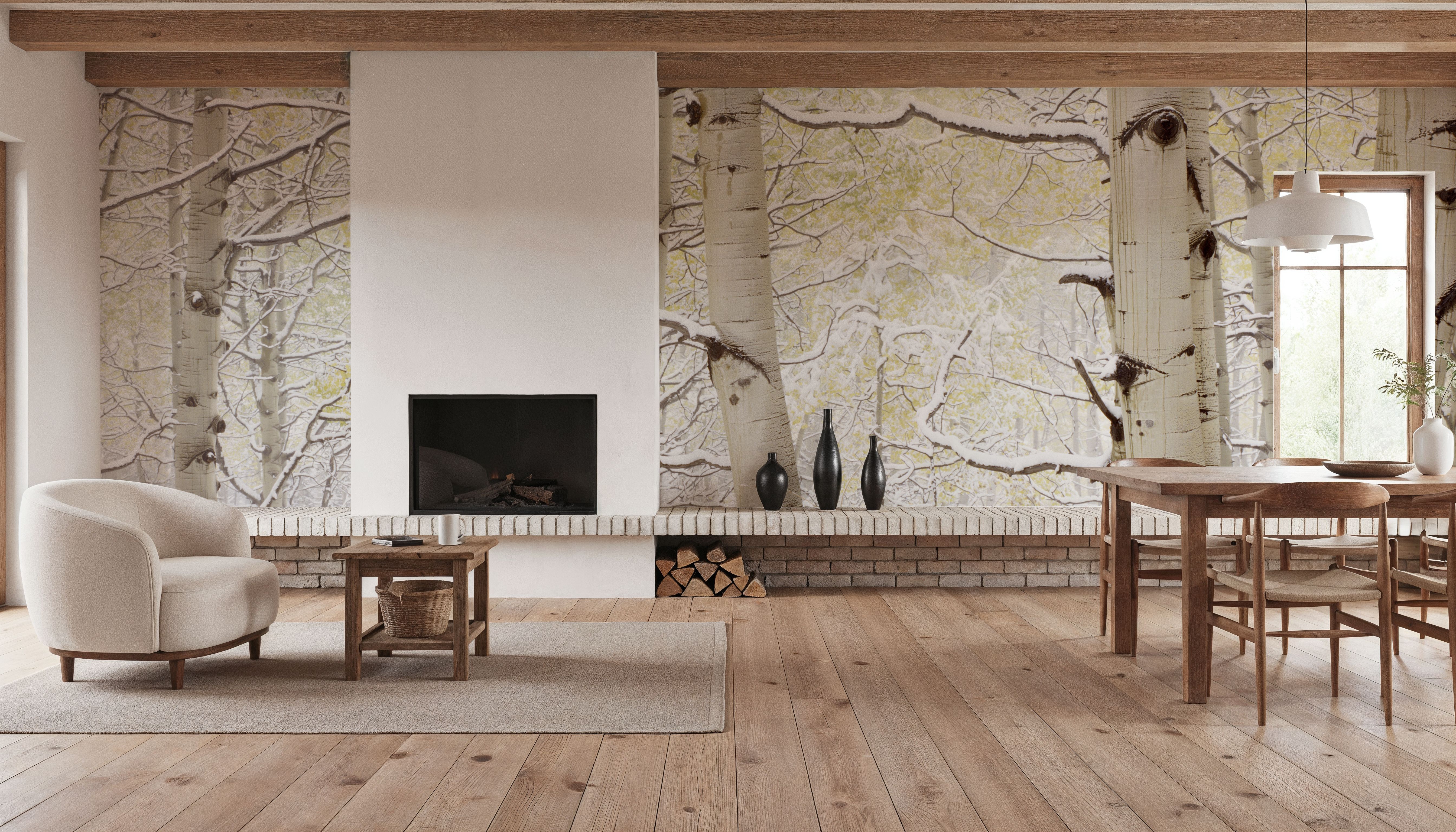 Winter Birch Forest