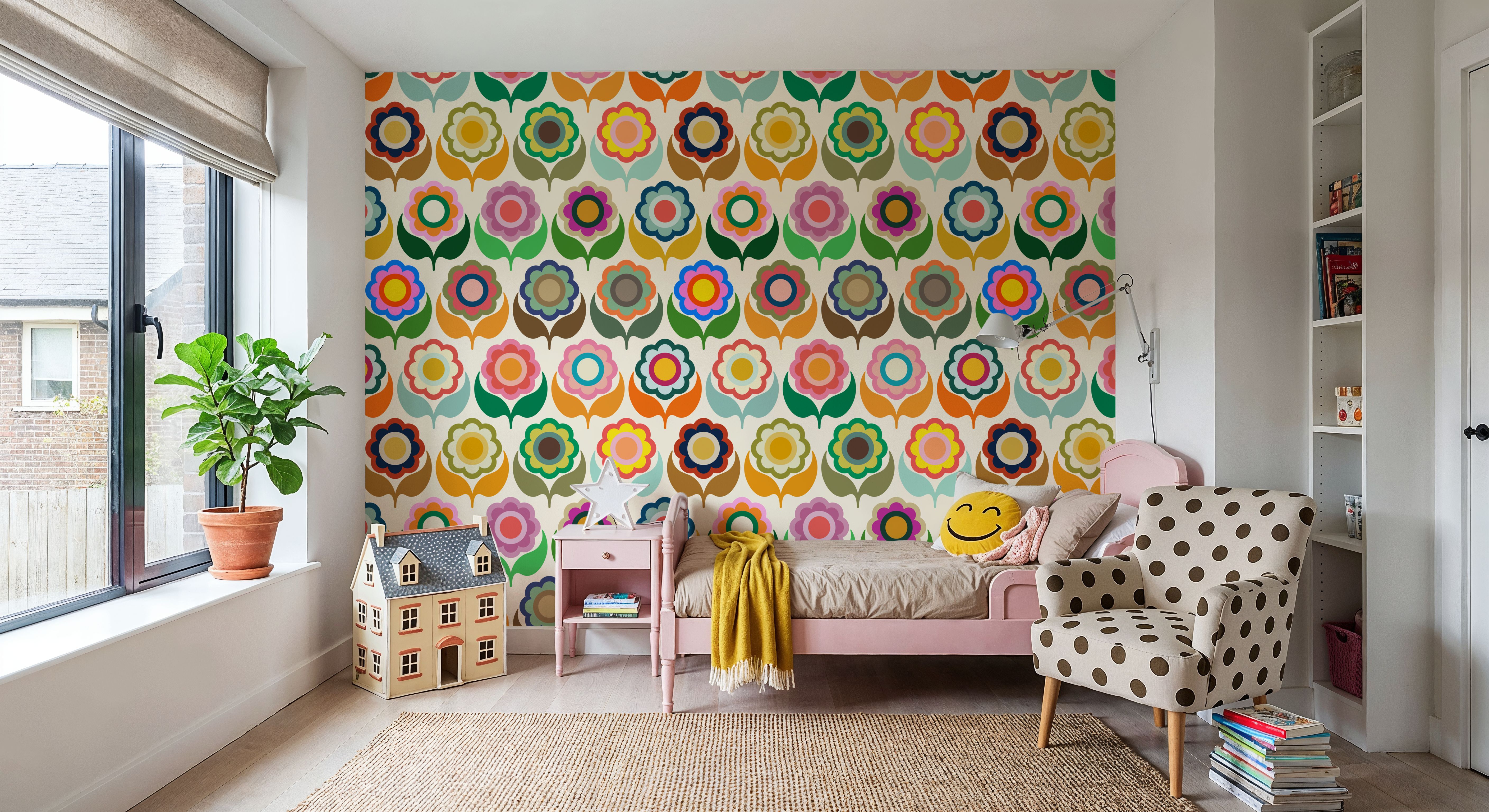 70's Fun Flowers, Multi