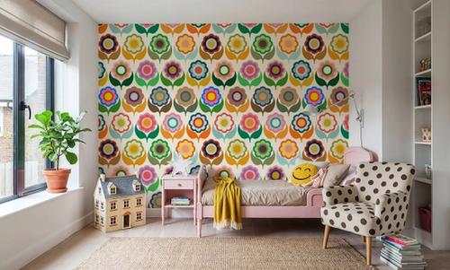 70's Fun Flowers, Multi