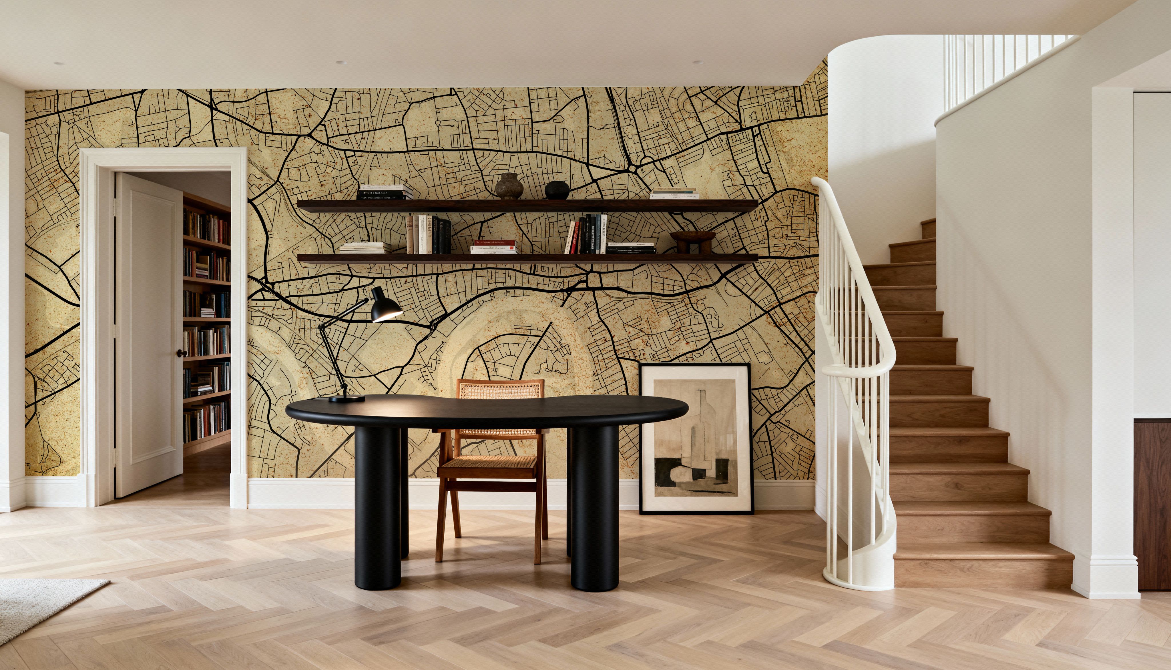 West London Vintage, Behang