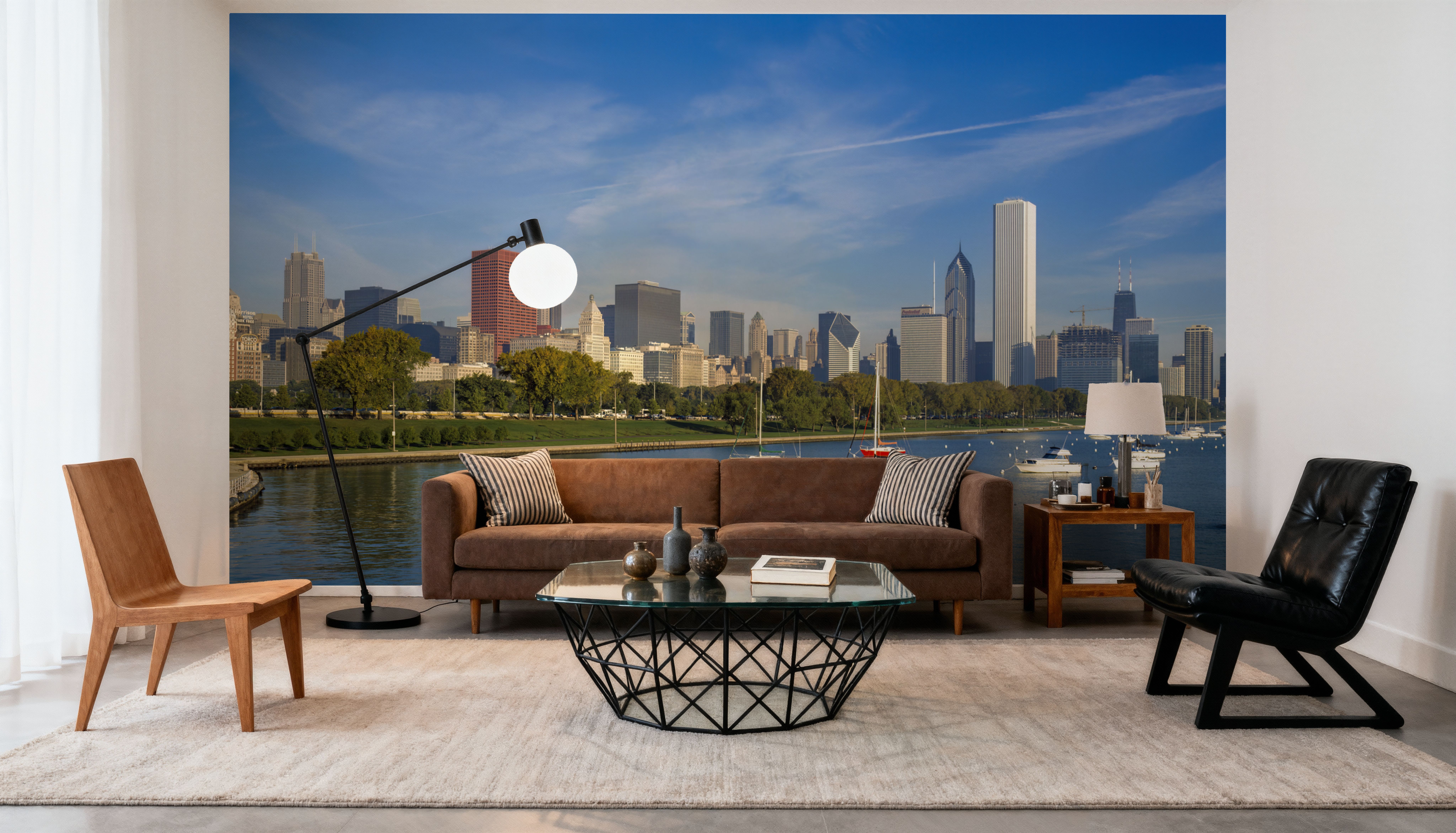 Chicago Harbor Skyline