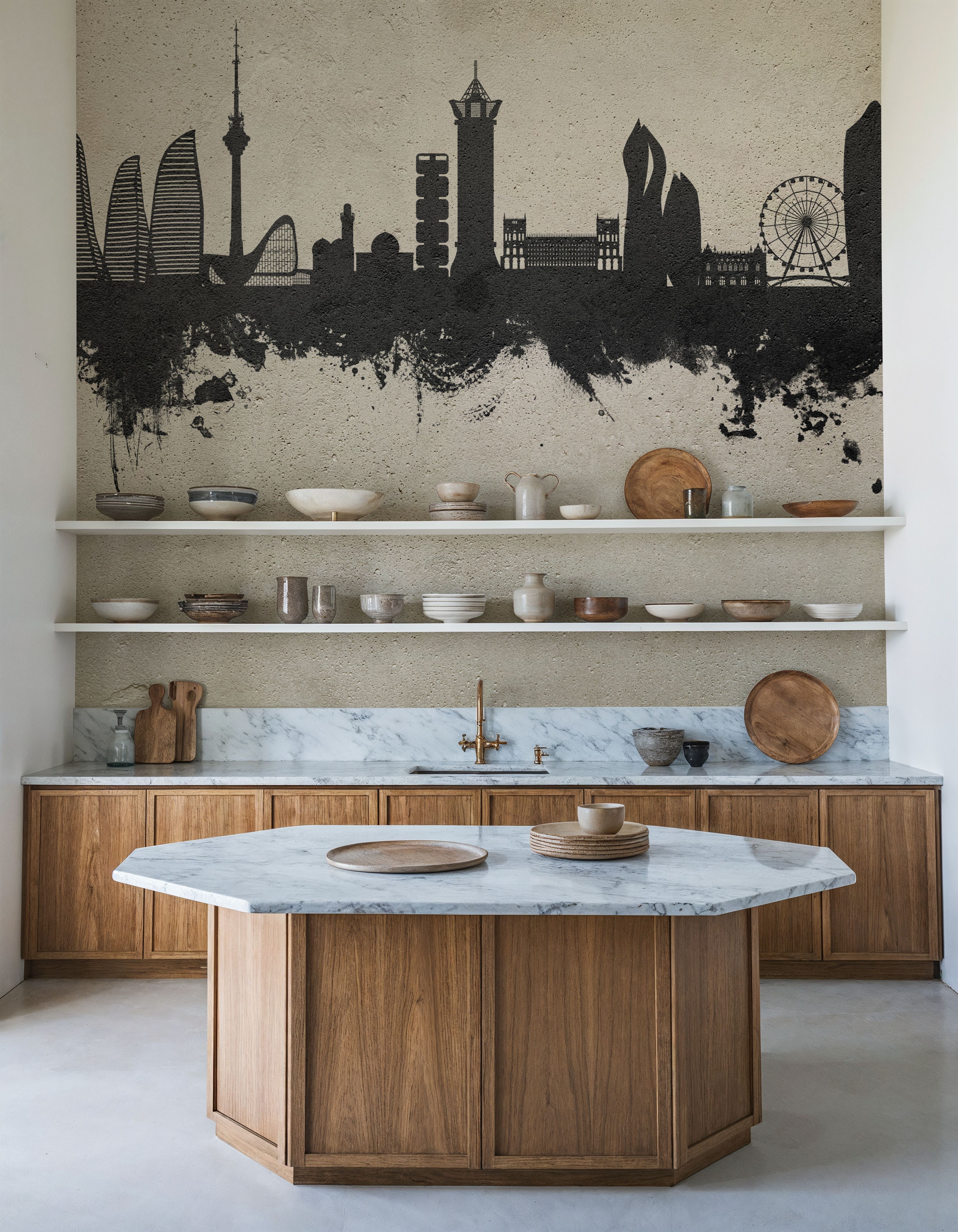 Baku Skyline Concrete