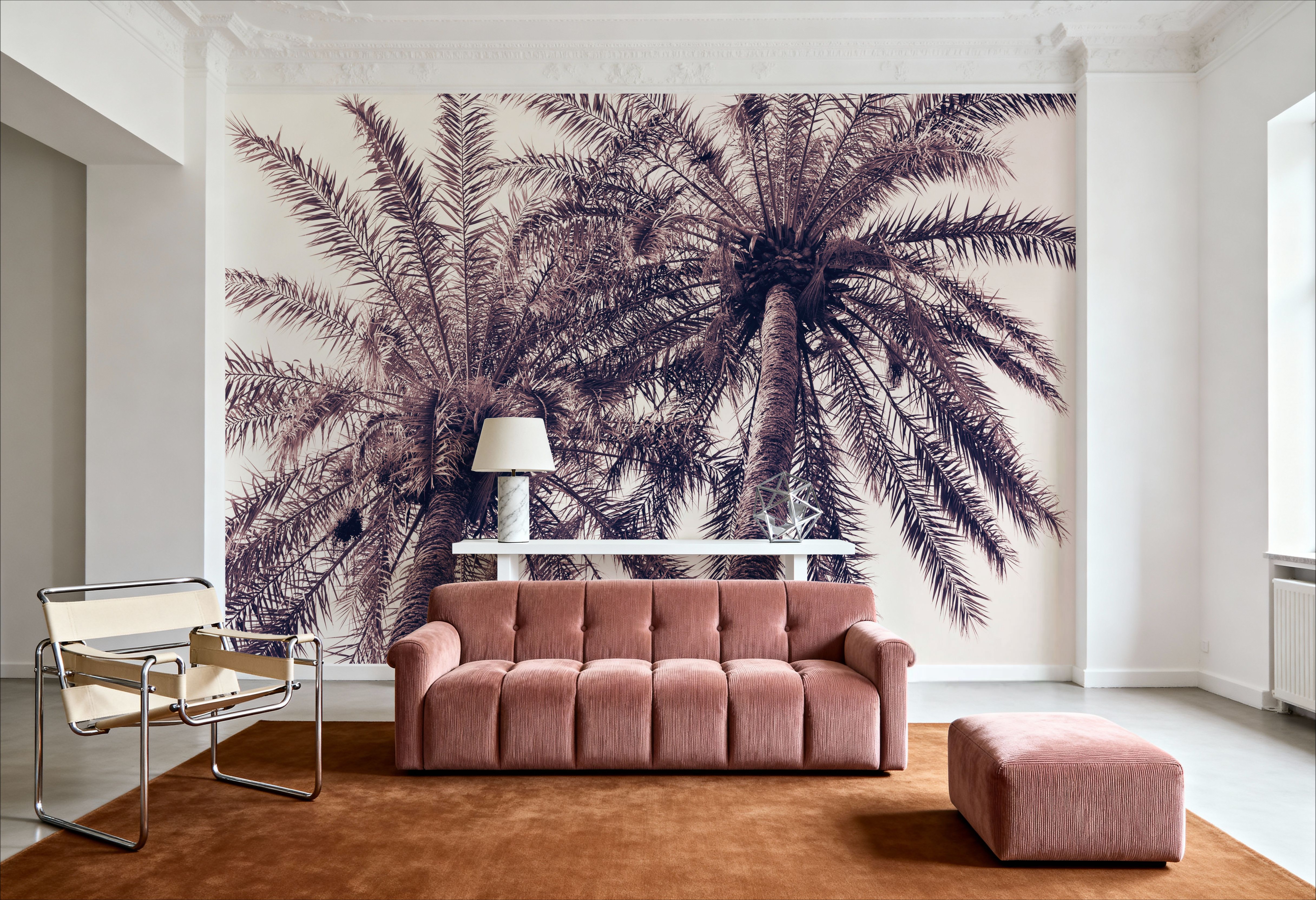 Pink Palms Horizontal