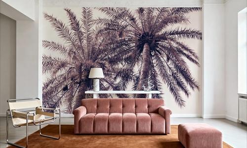 Pink Palms Horizontal