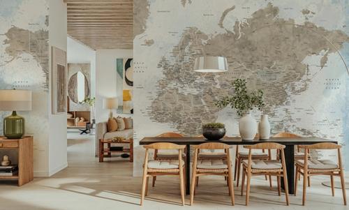 World Map Cities - Ghada