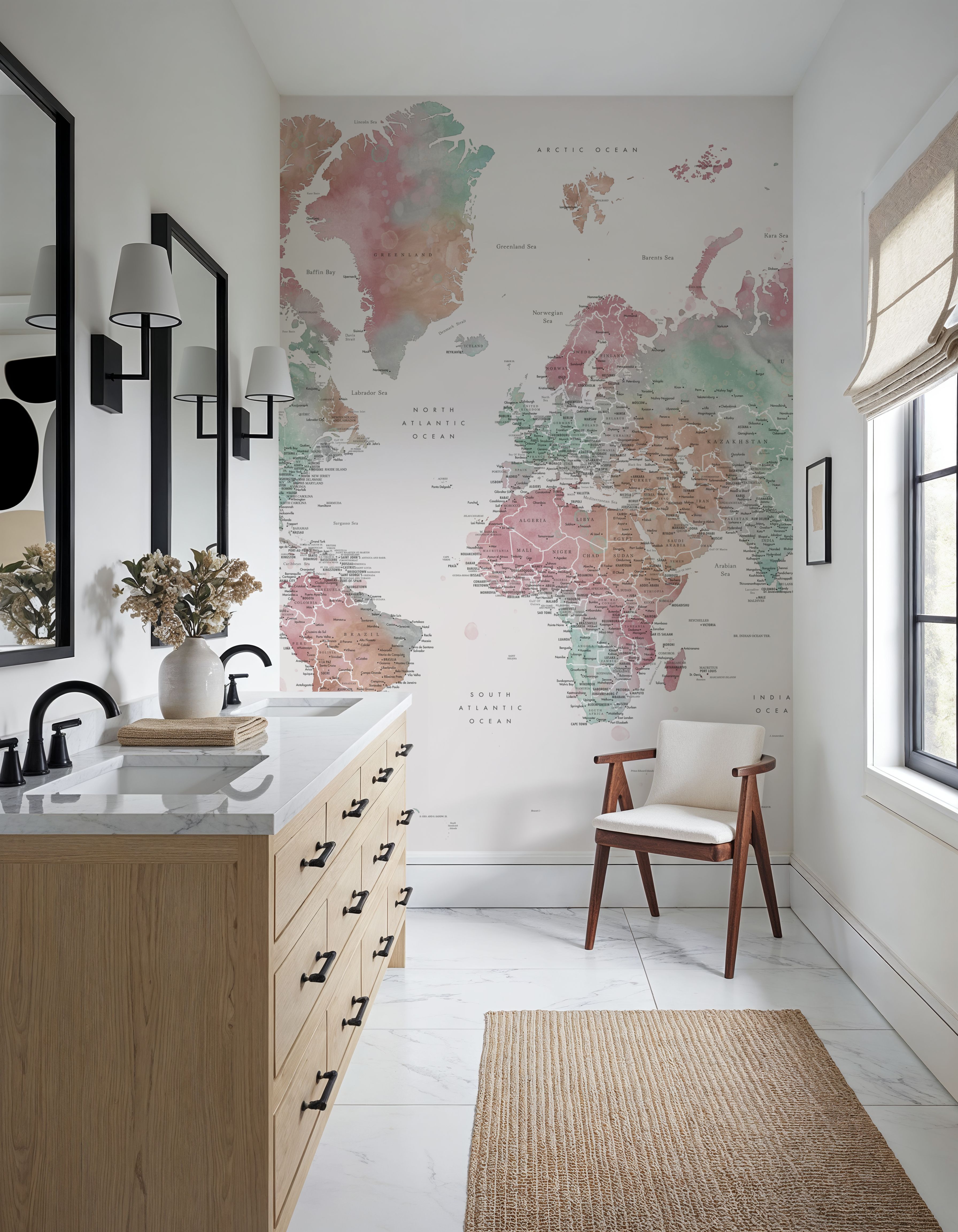 World Map Cities - Fefi