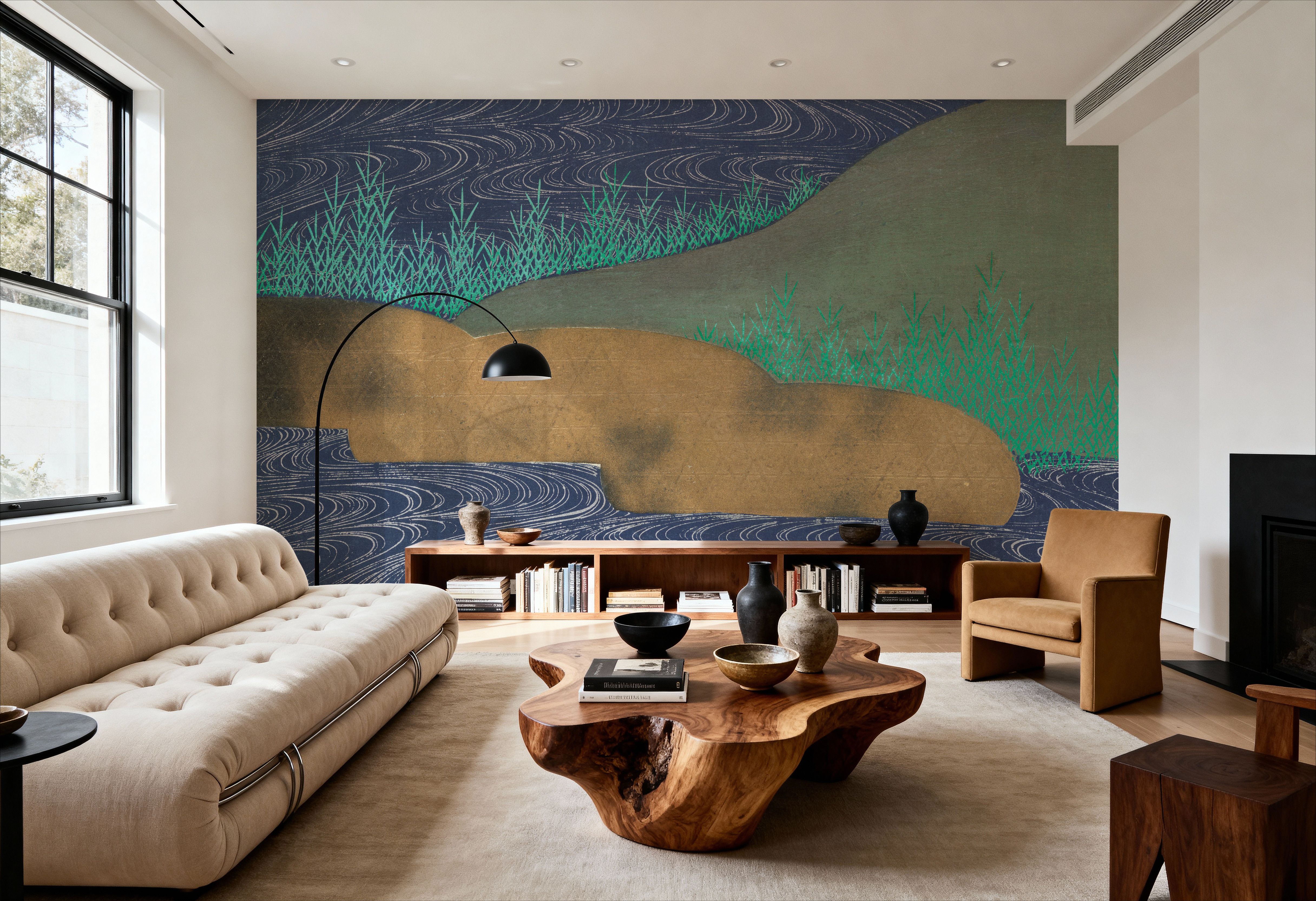 Japanese Shore, Tapet