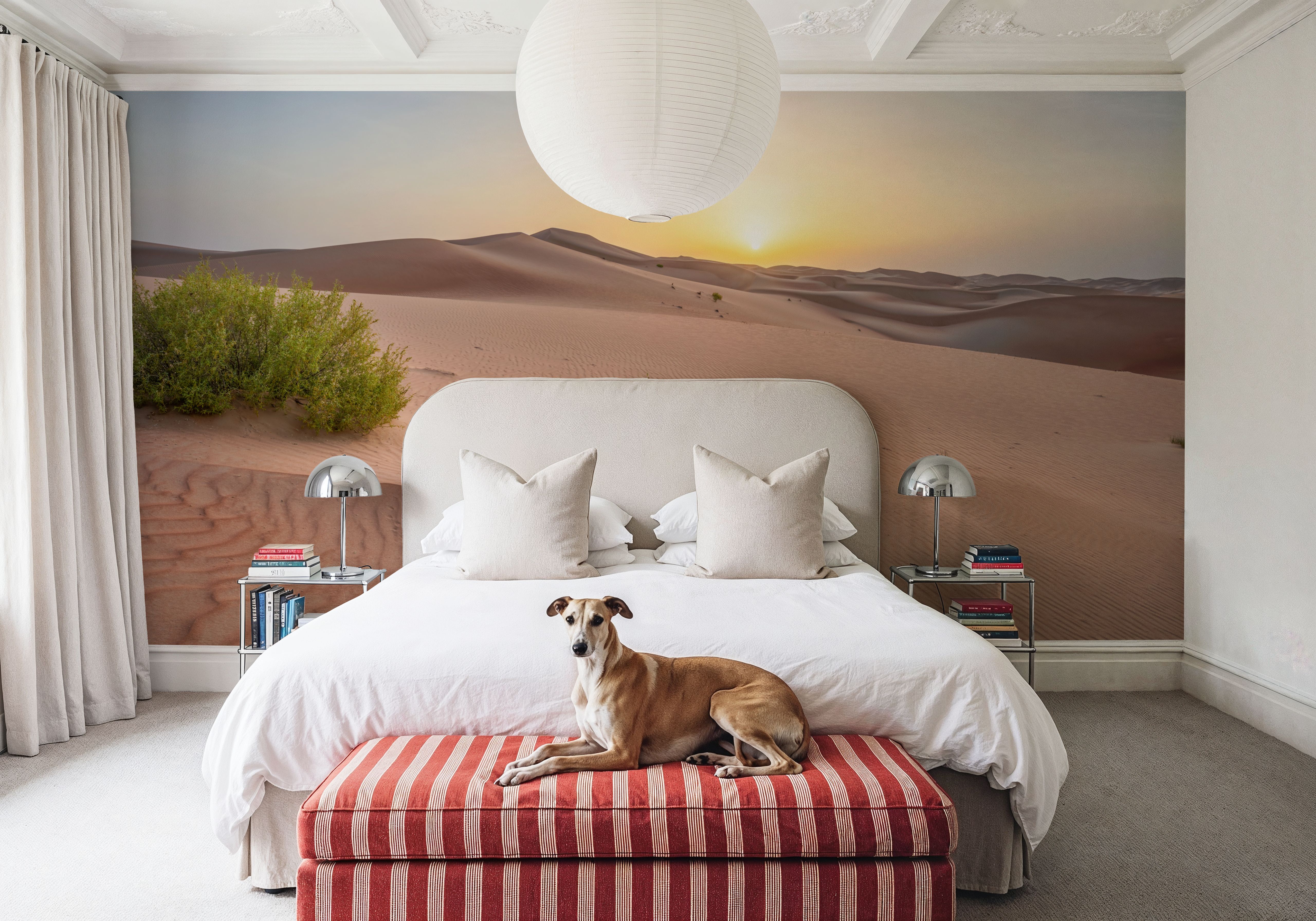 Desert Greens, Behang