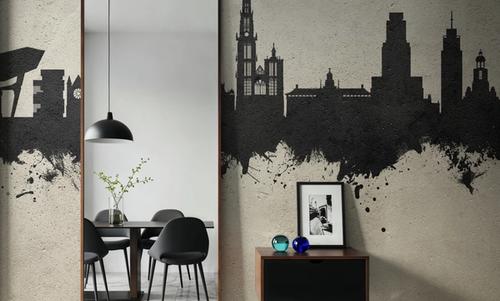 Antwerp Belgium Skyline Concrete