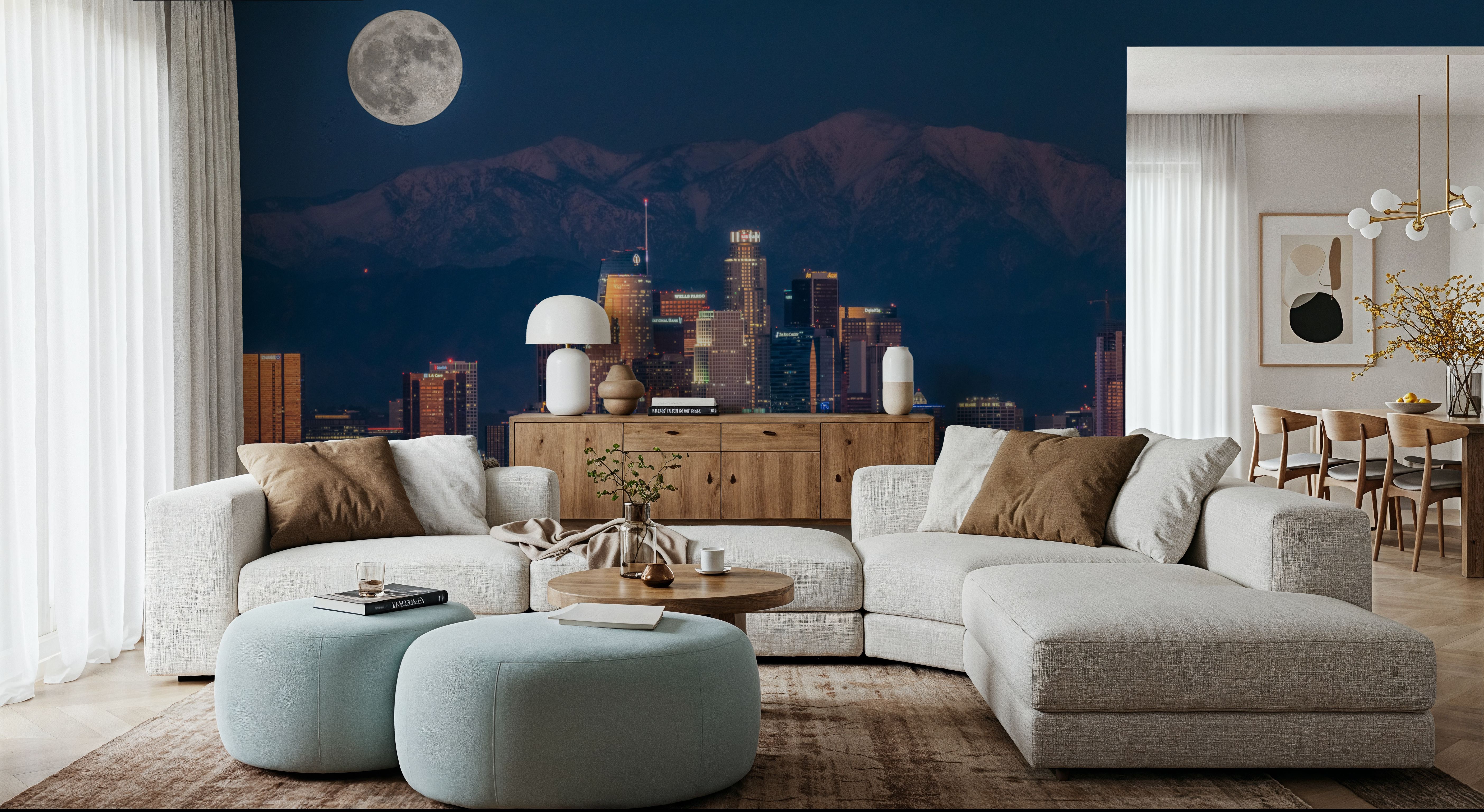 Moonlit Los Angeles