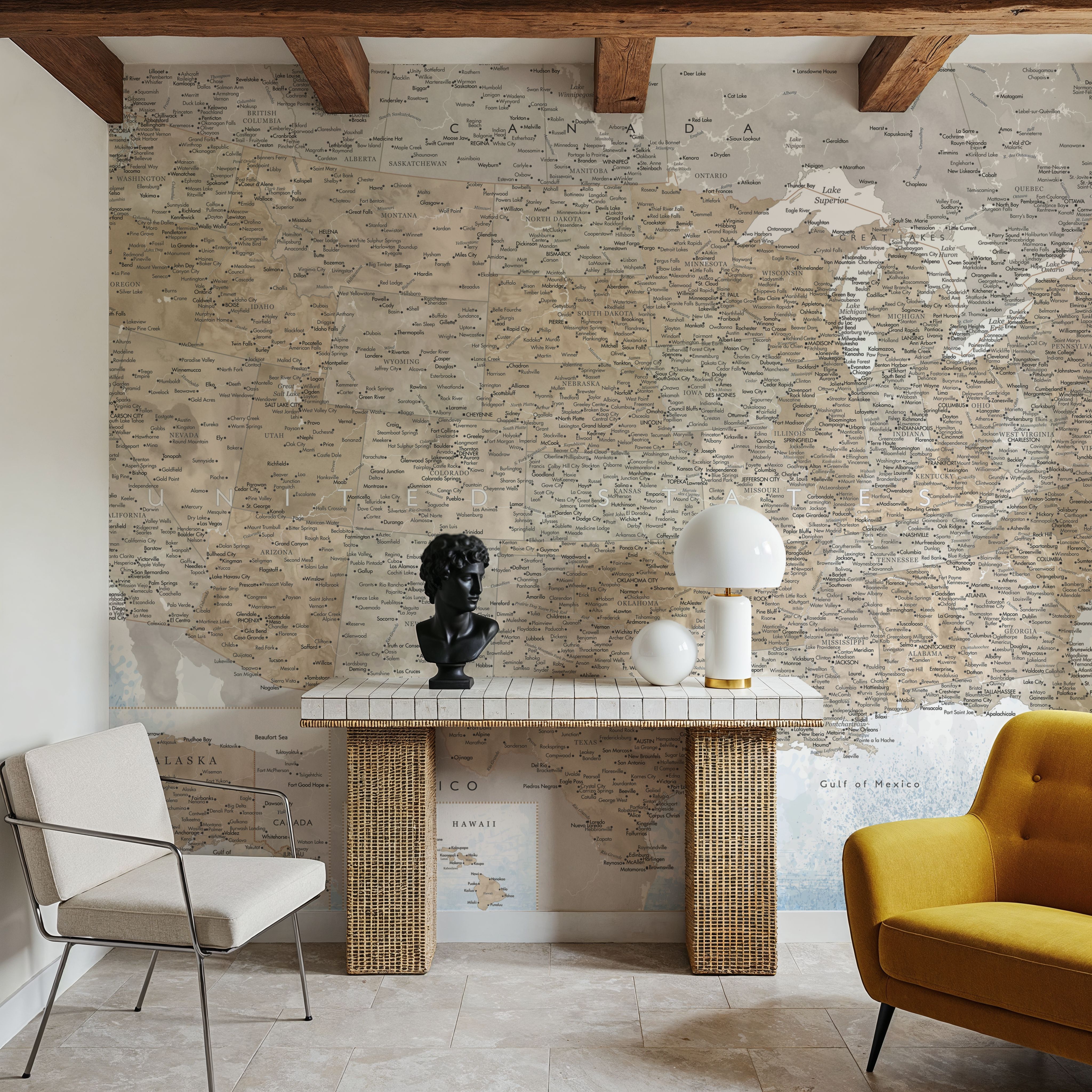 US Map Detailed - Ghada