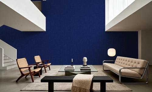 Mottled Linen Effect, Royal Blue