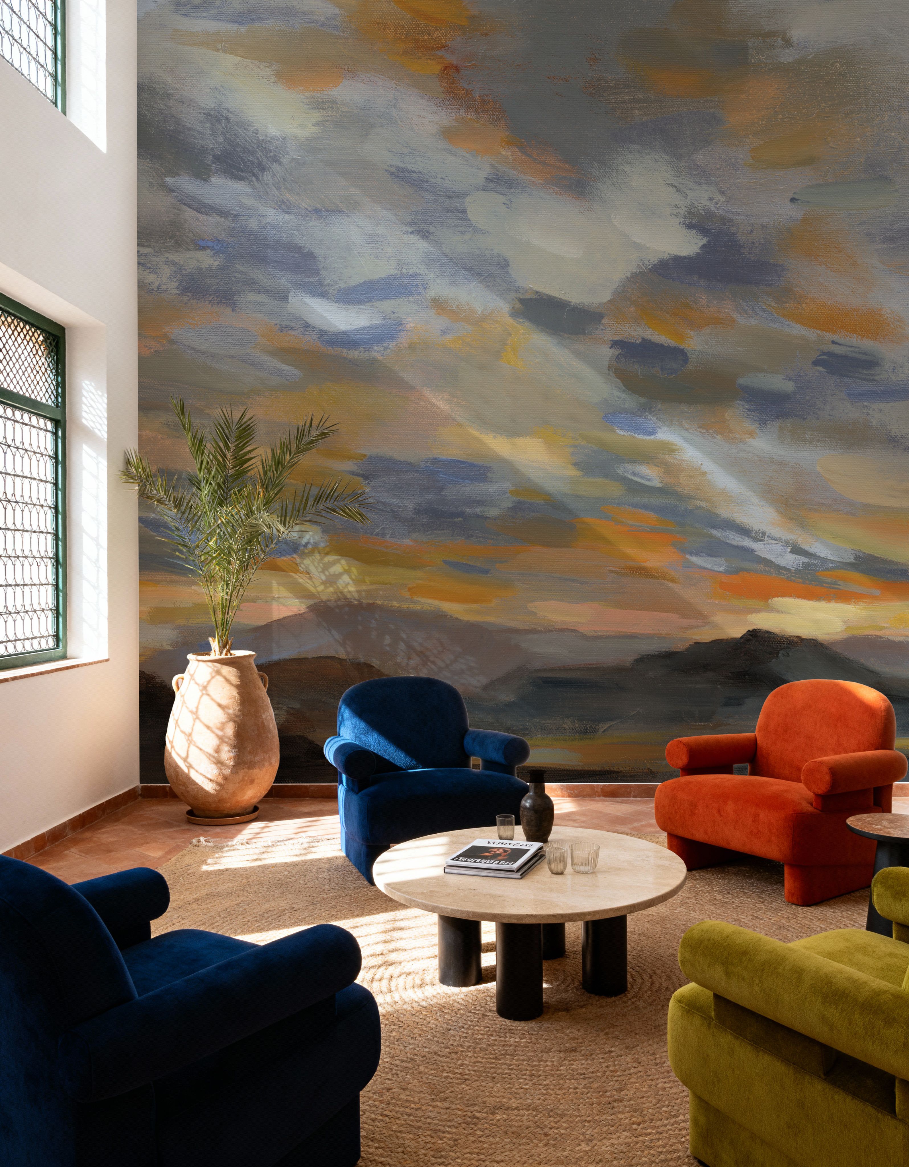 High Desert Sky I Navy