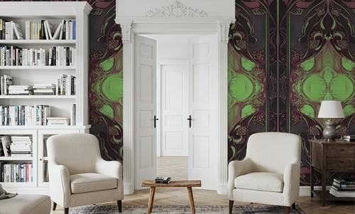 Art Noveau I Pinkgreen