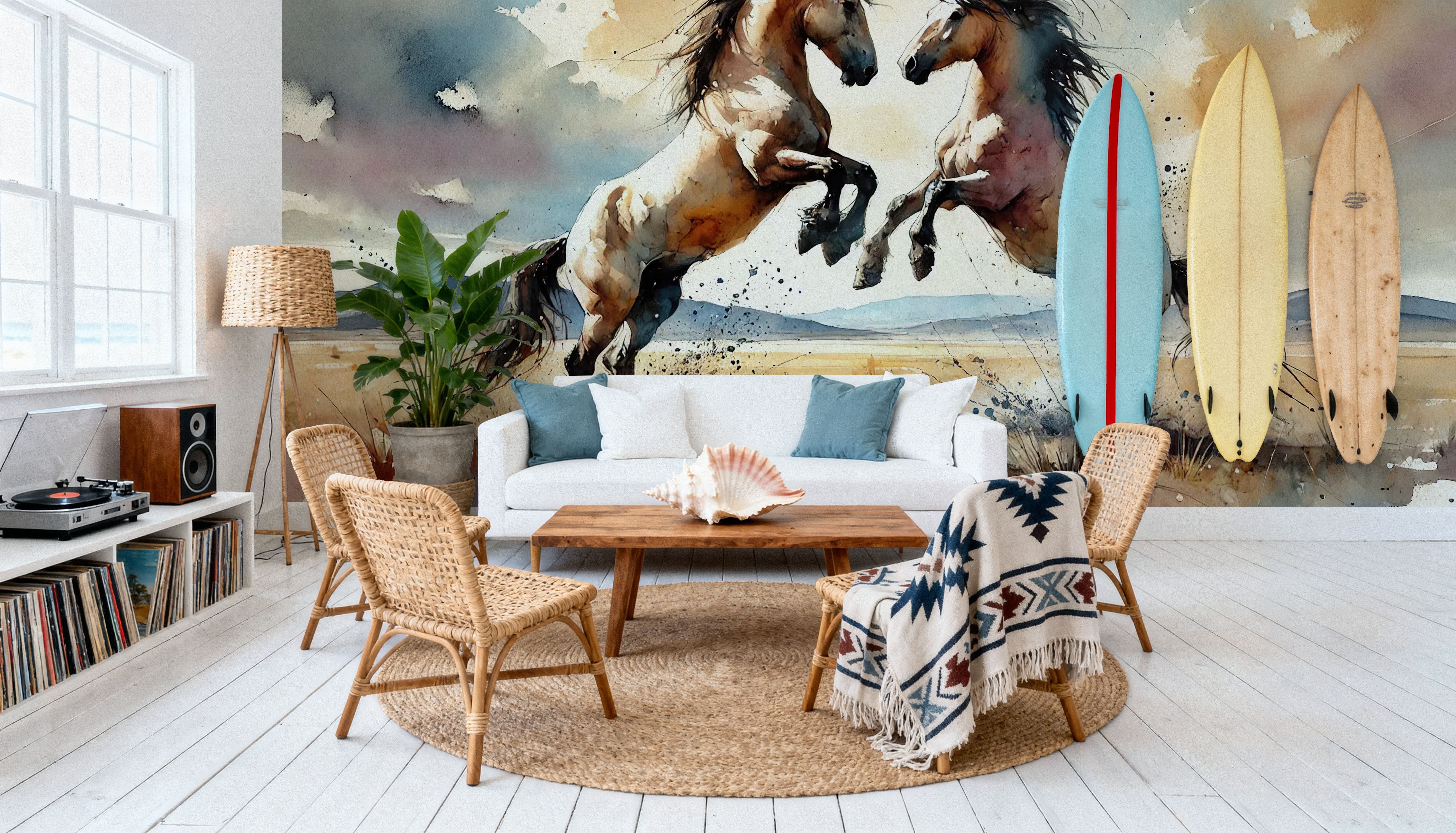 Wild Horses in Motion