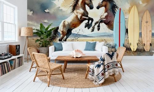 Wild Horses in Motion