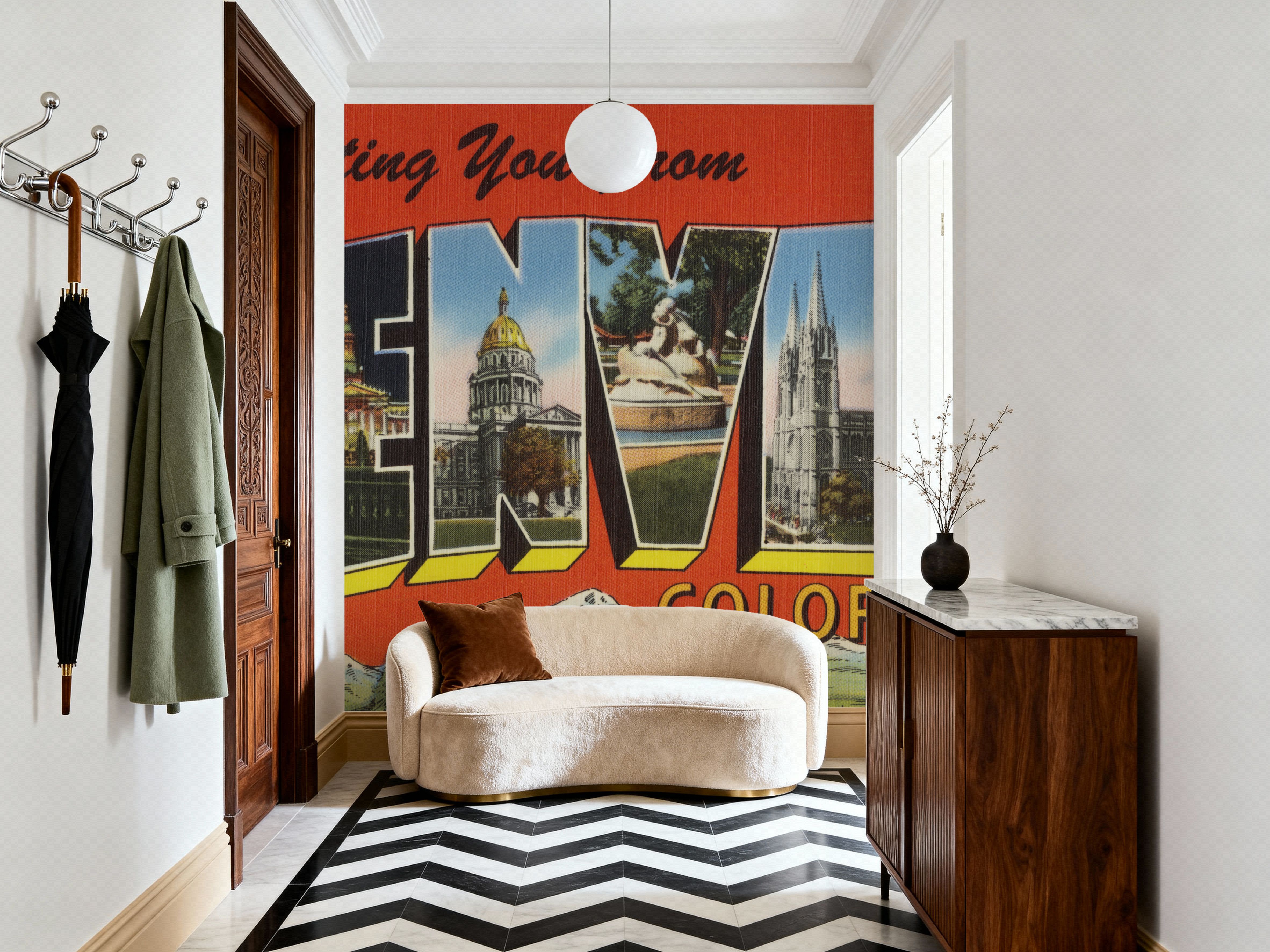 Greetings from Denver - Screenprint Postcard