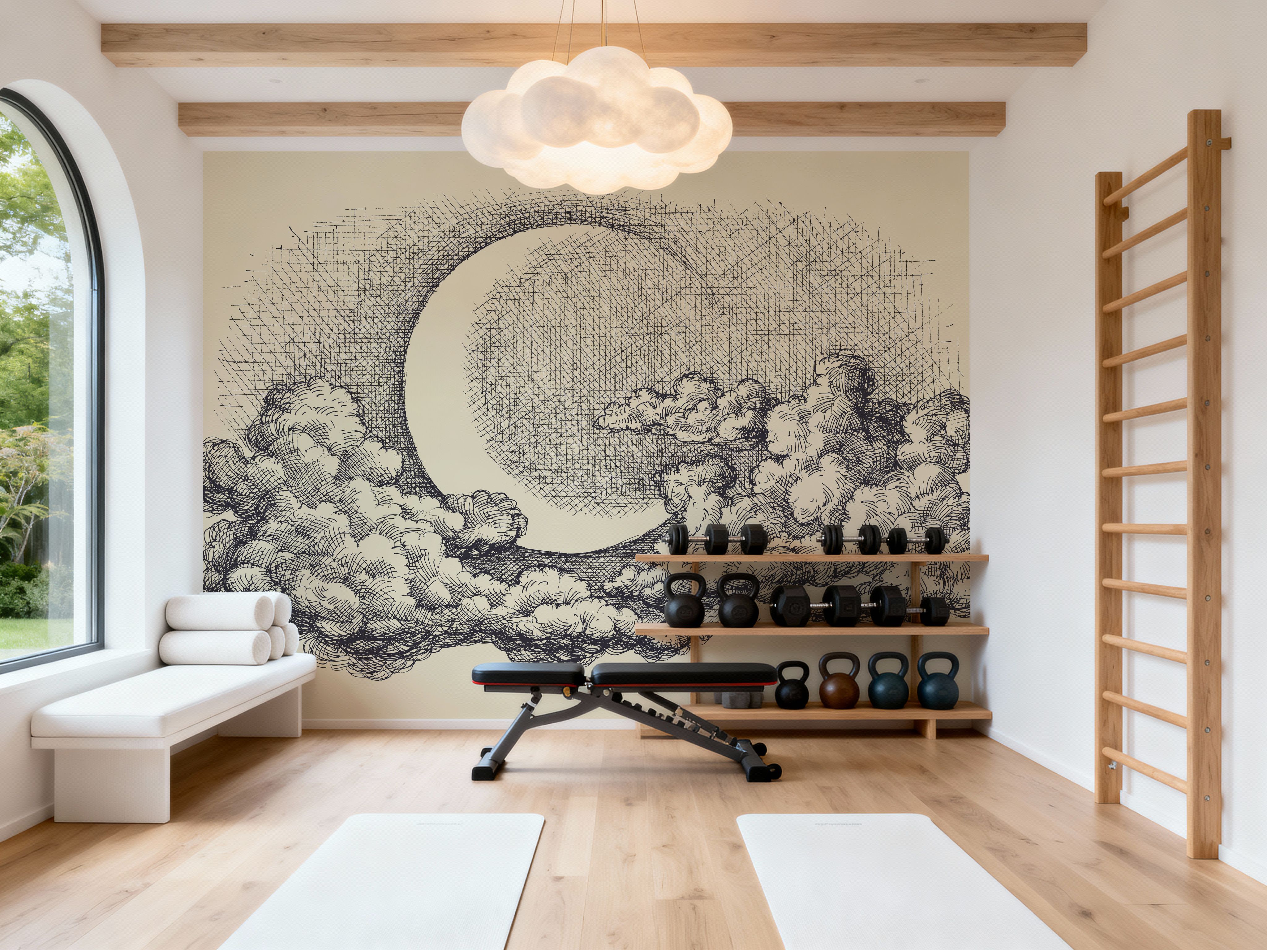 Moon In Clouds