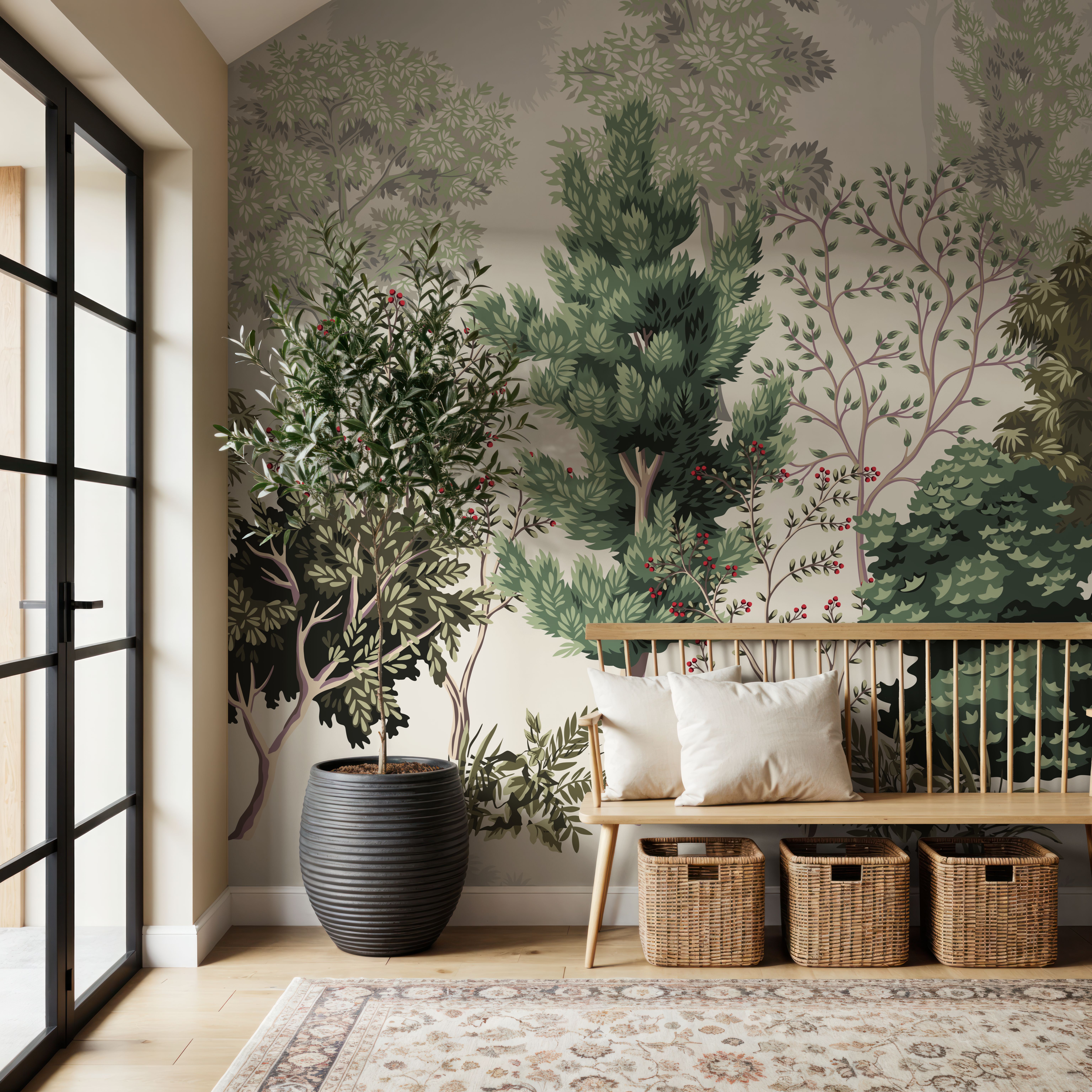 Taiga Trees, Wallpaper