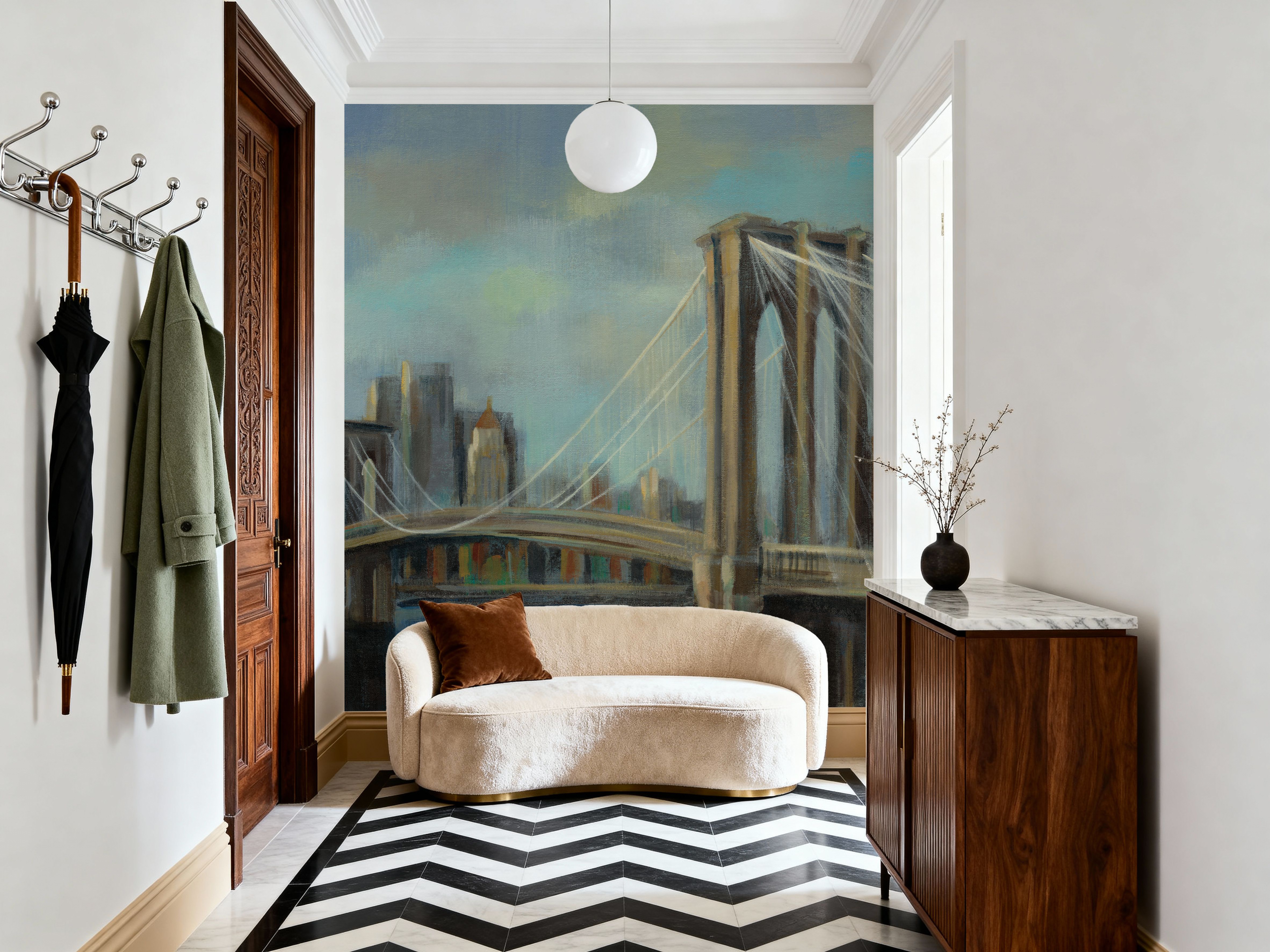 Painterly Brooklyn Bridge