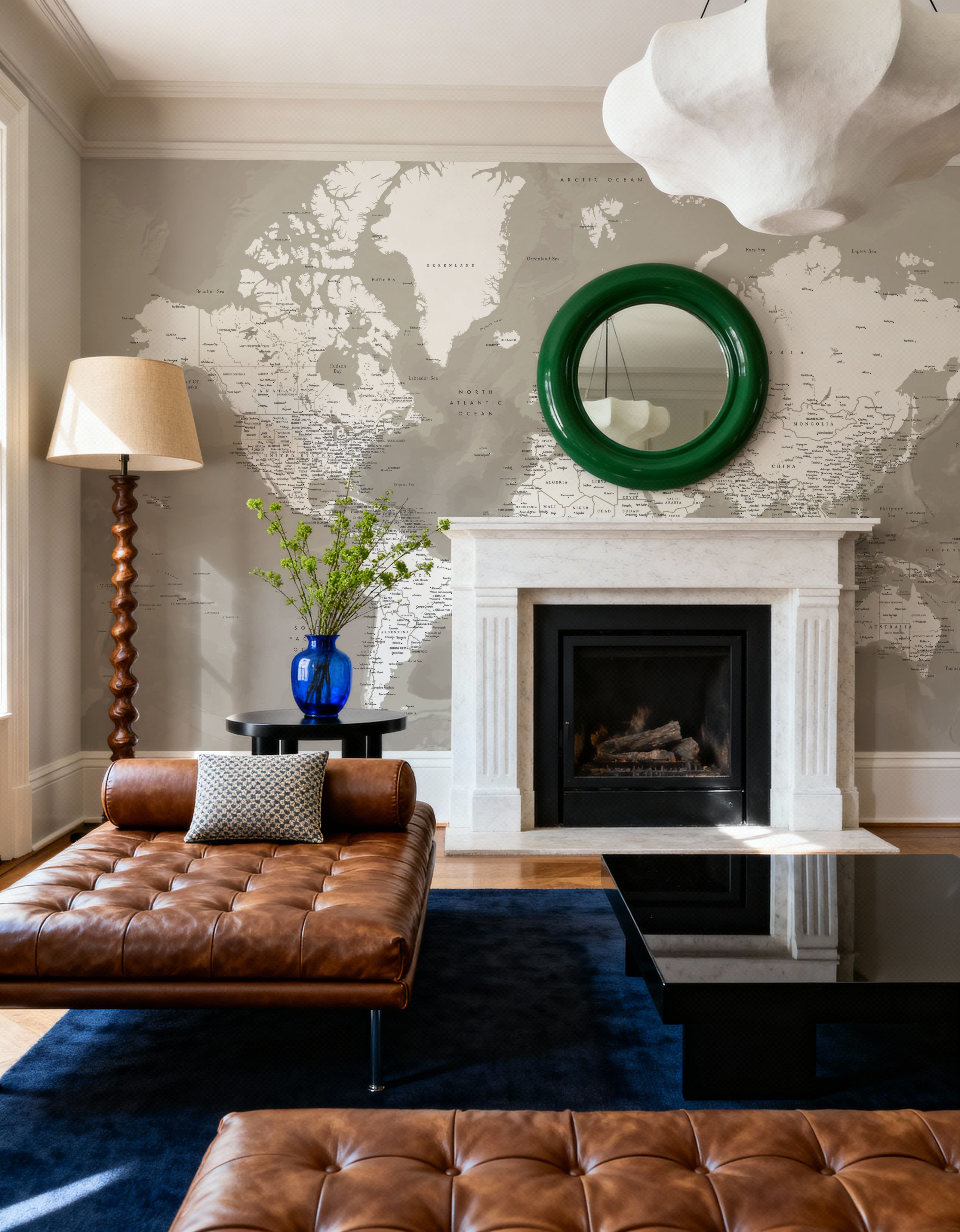 World Map Cities - Orien