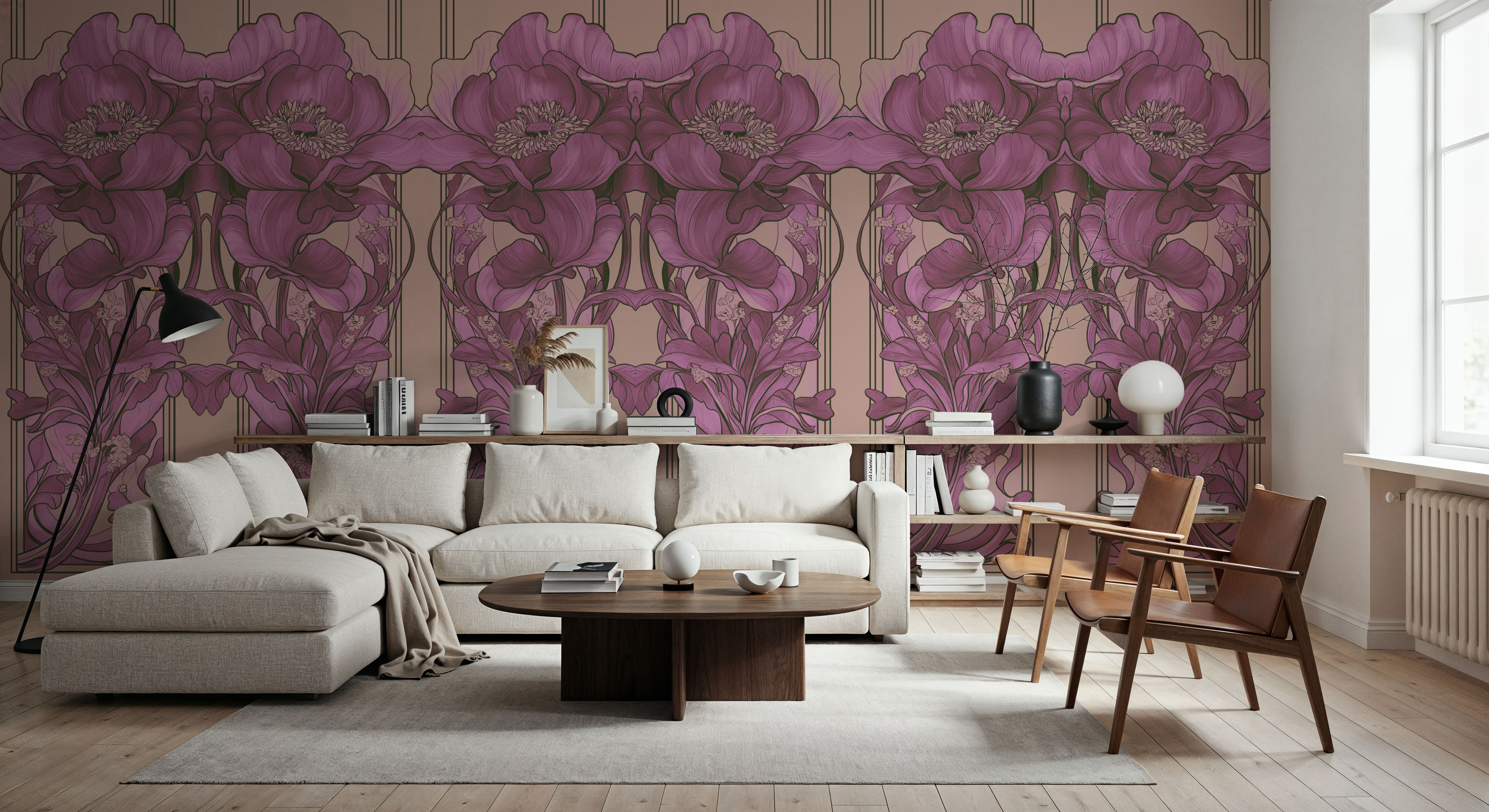 Escaping the Frame Pink, Wallpaper