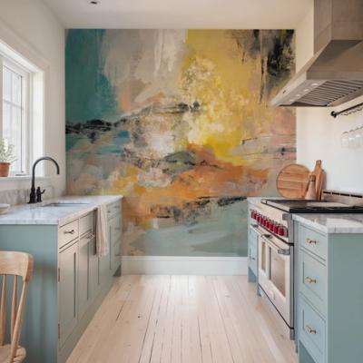 Sea And Land on Canvas