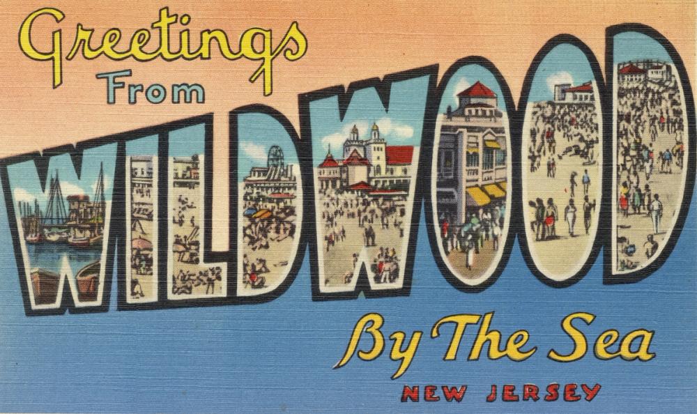 Greetings from Wildwood - Screenprint Postcard