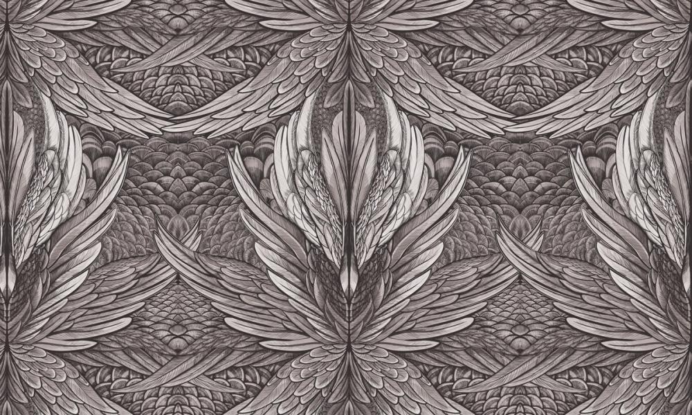 Irridescent Black&White