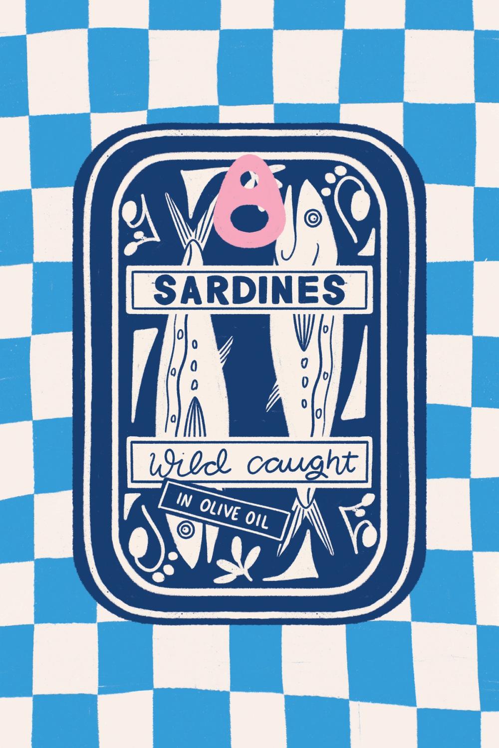 Fun Sardines I Blue