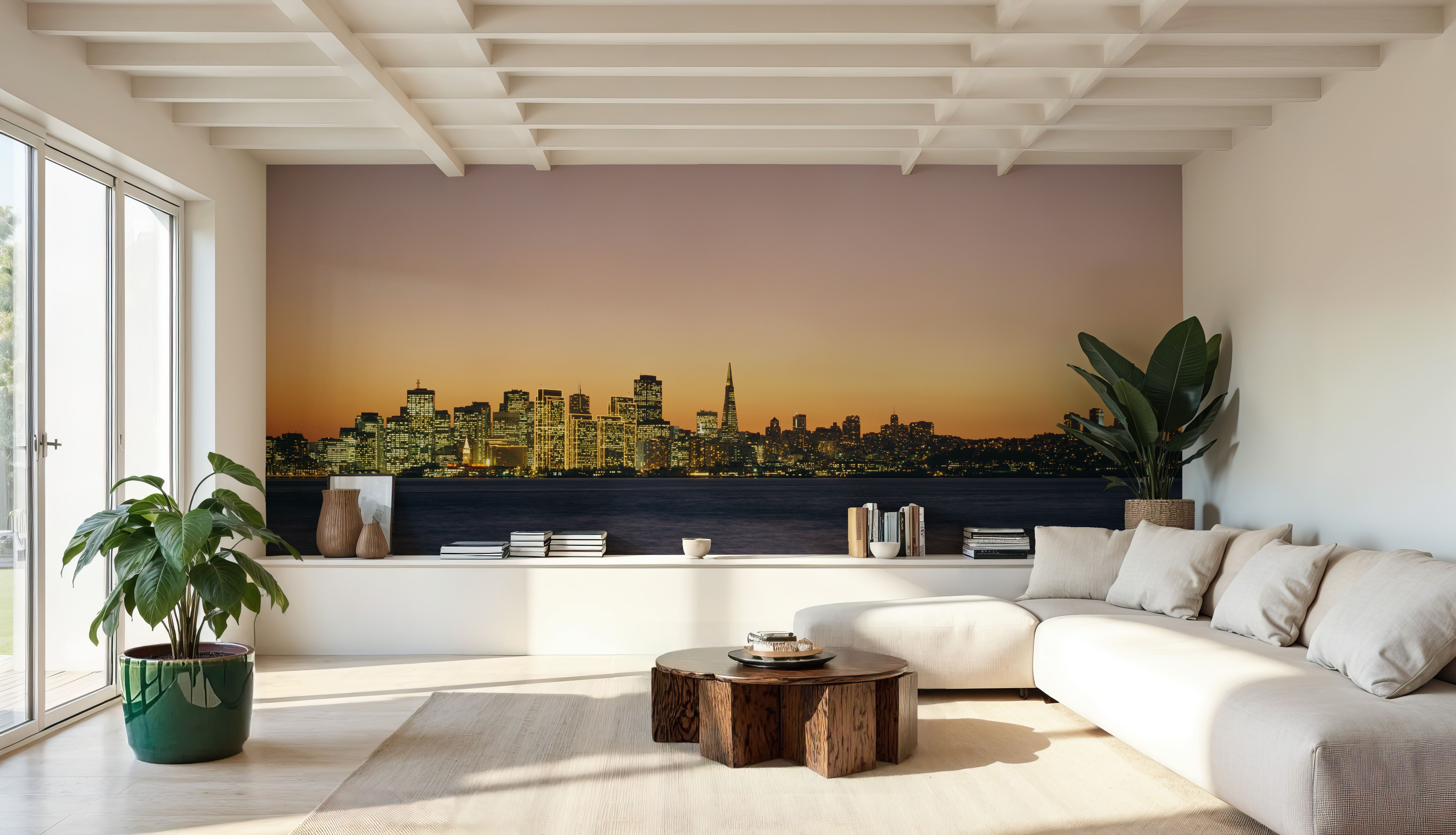 Sunset Metropolis, Wallpaper