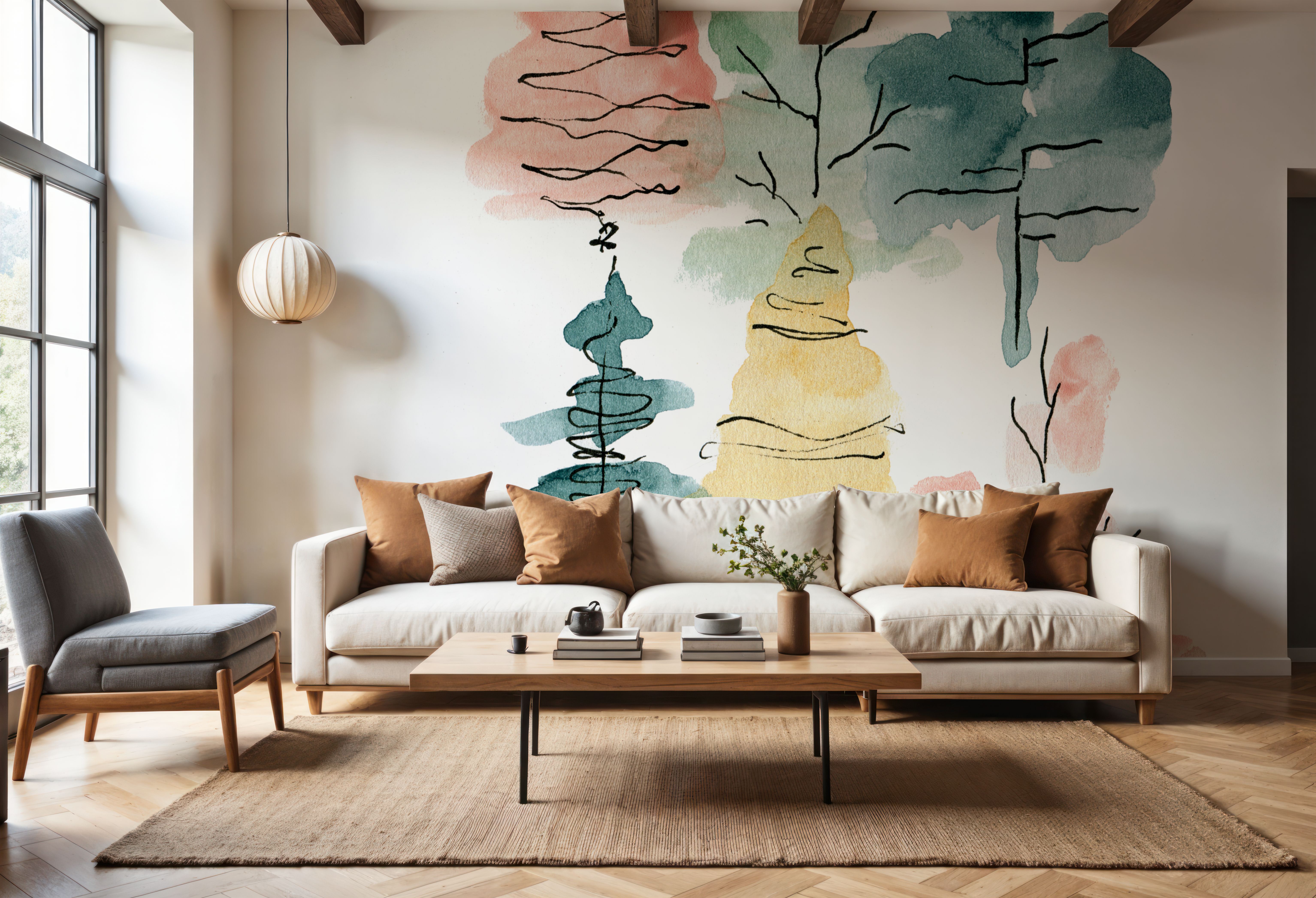 Happy Holiday Trees, Tapet