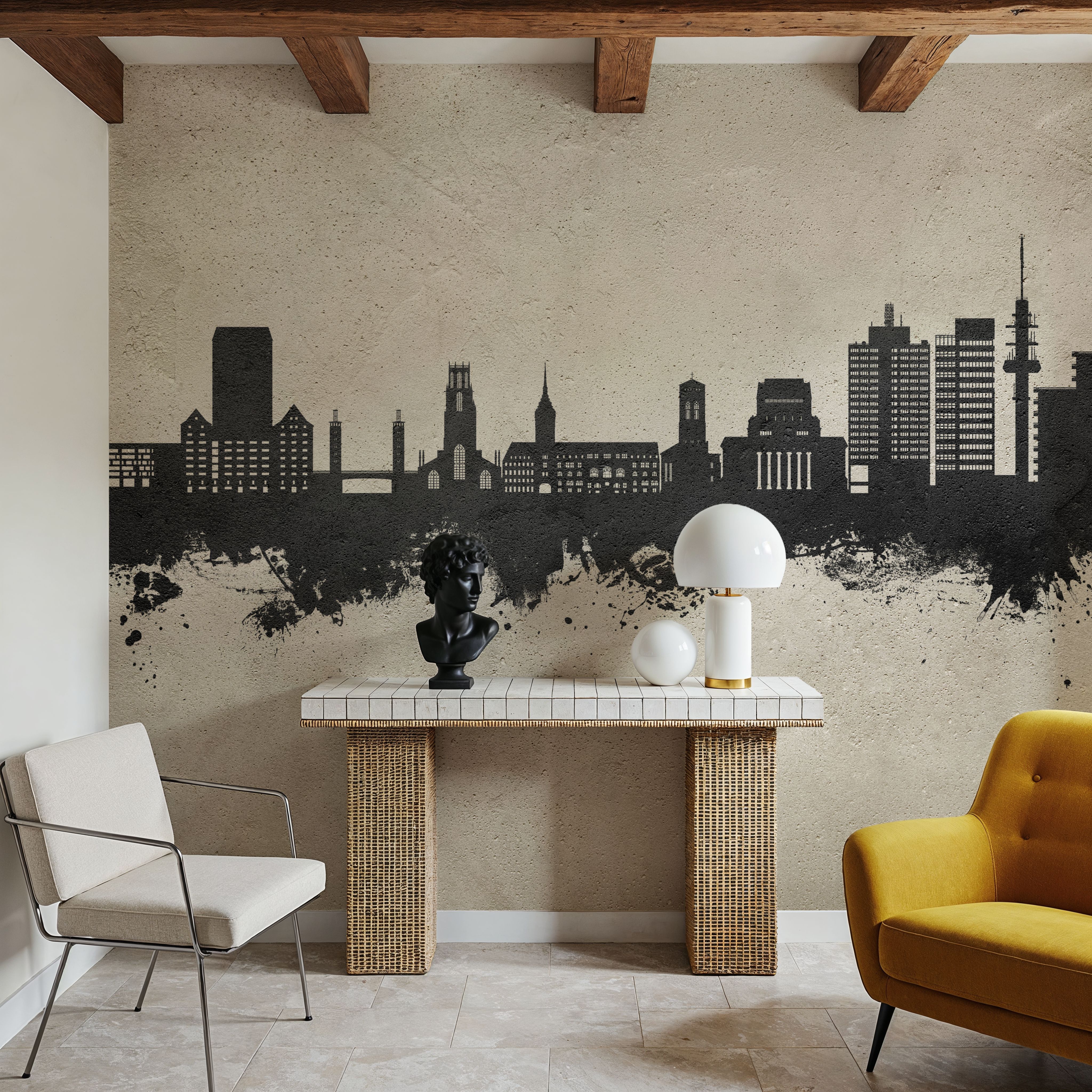 Duisburg Germany Skyline Concrete