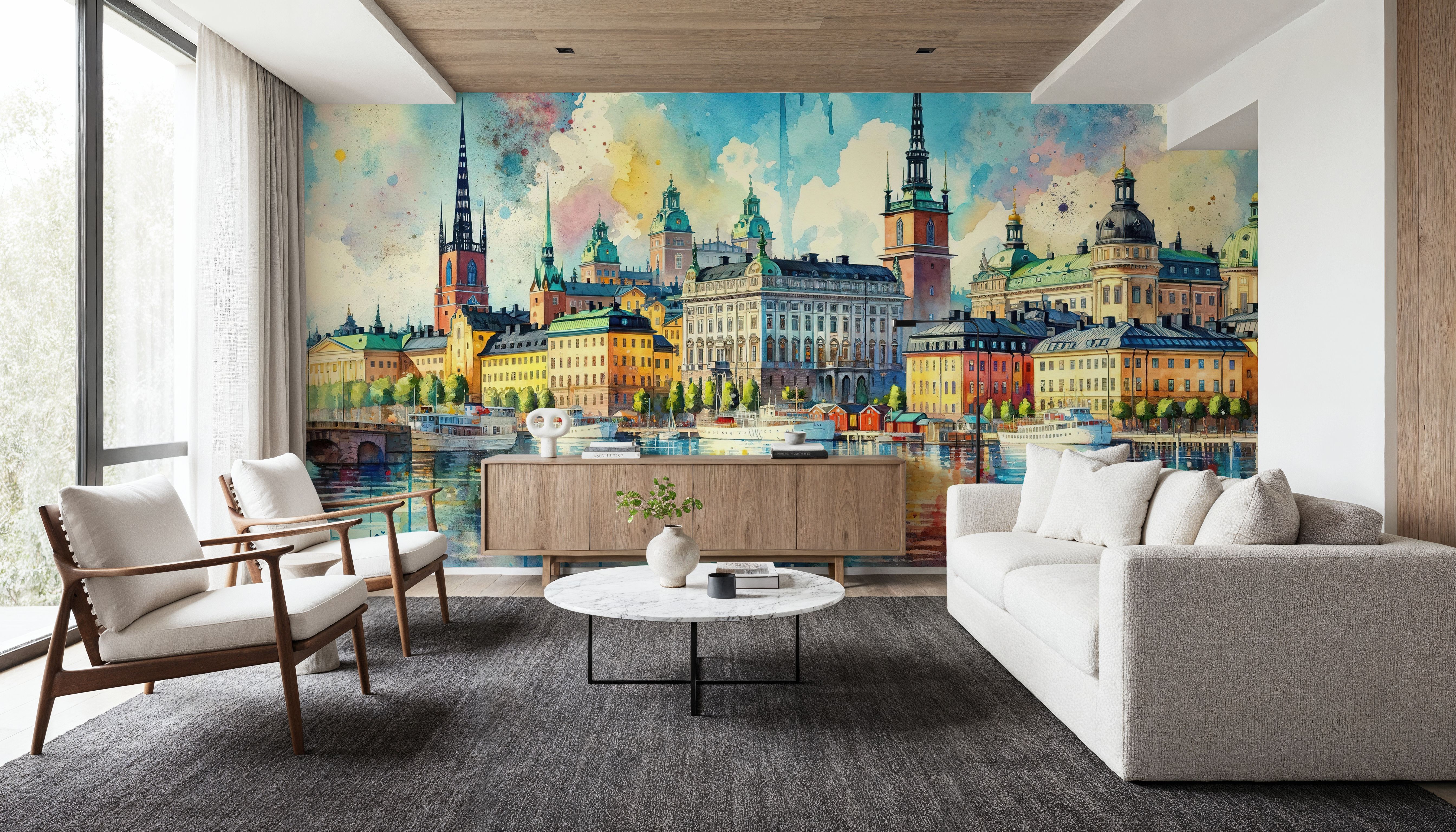 Vivid Stockholm Reflections