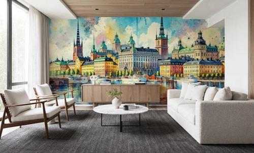 Vivid Stockholm Reflections