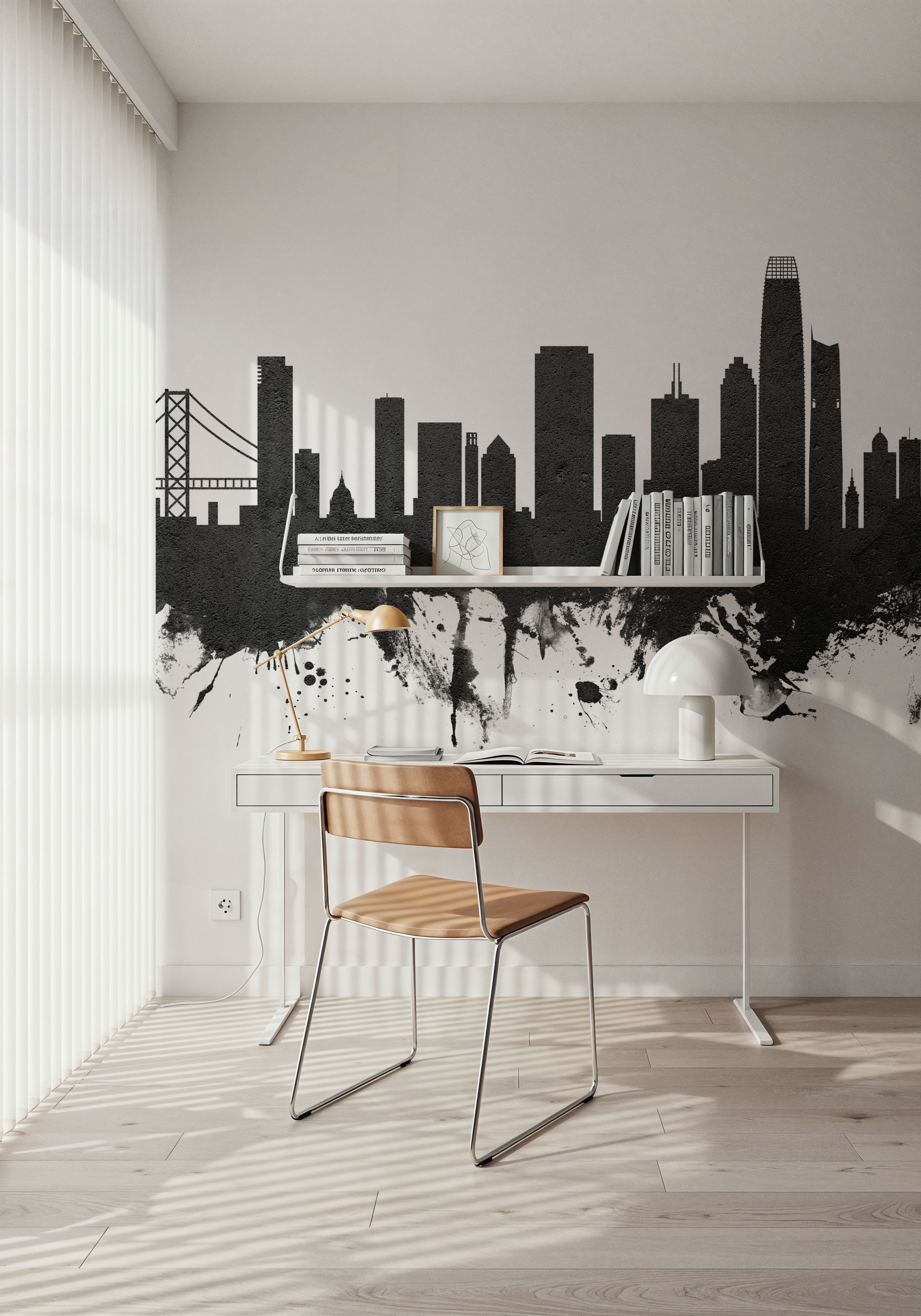 San Francisco Skyline Black & White