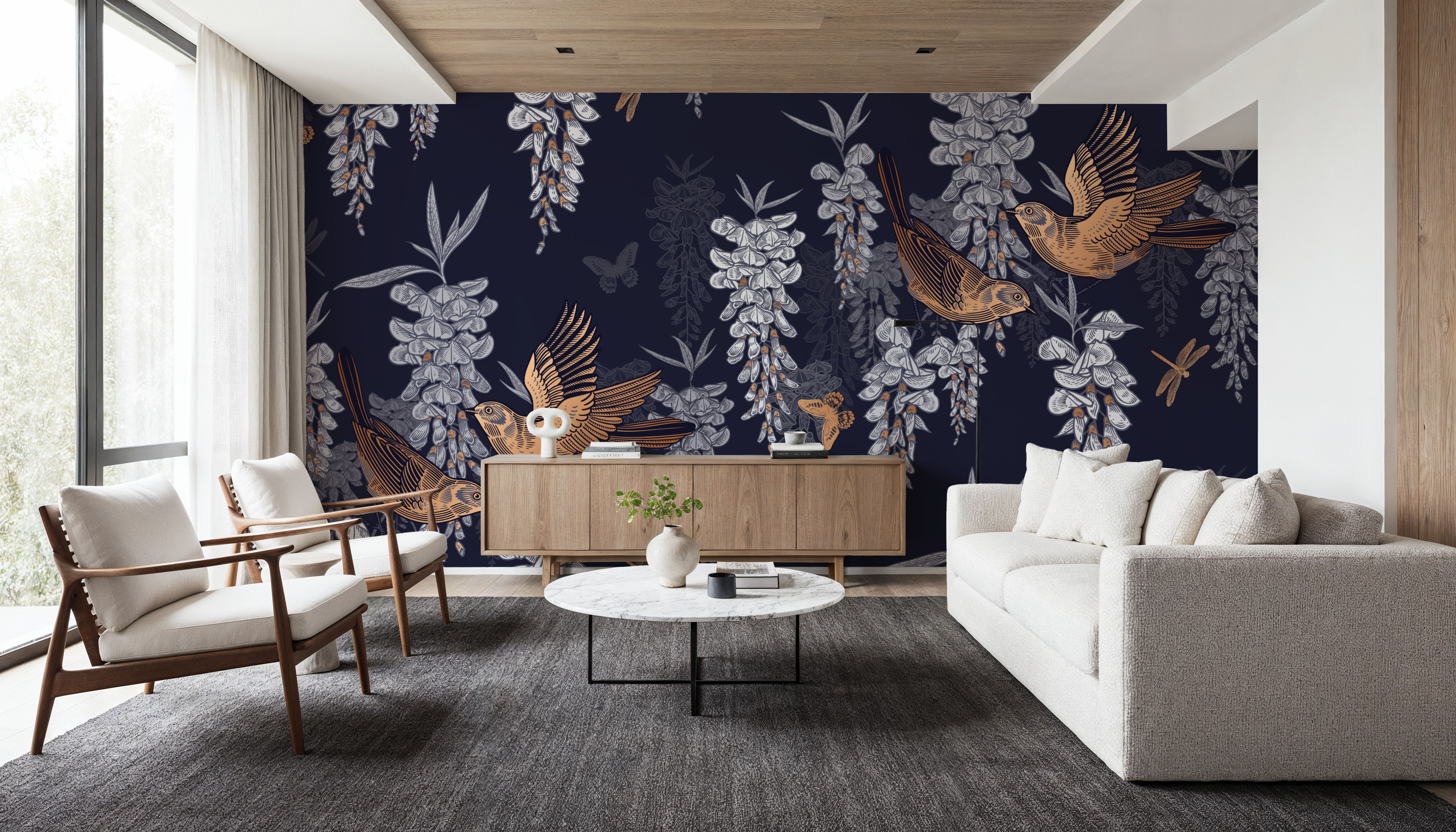 Elegant Birds , Wallpaper