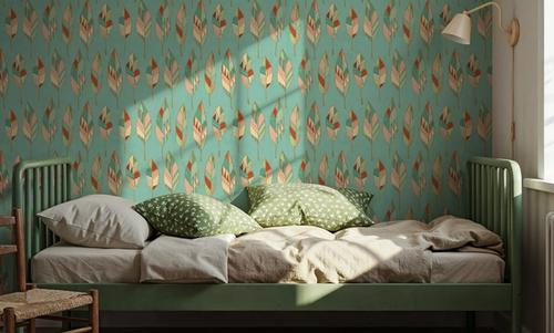 Southwestern Feathers Blue
