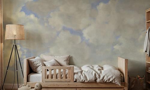 Painted Dreamy Clouds, Bright