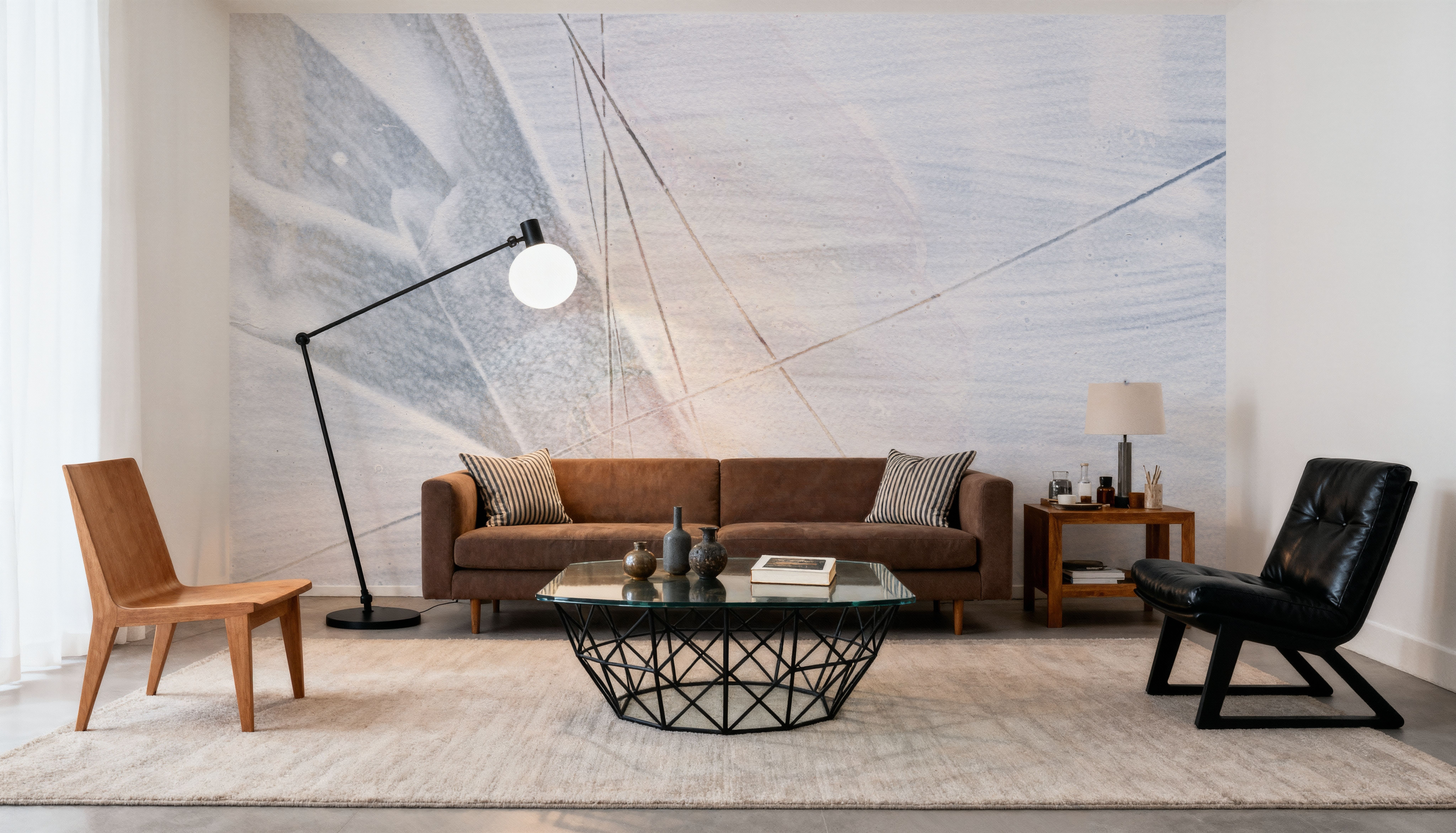 Scraped Sand II, Carte da parati